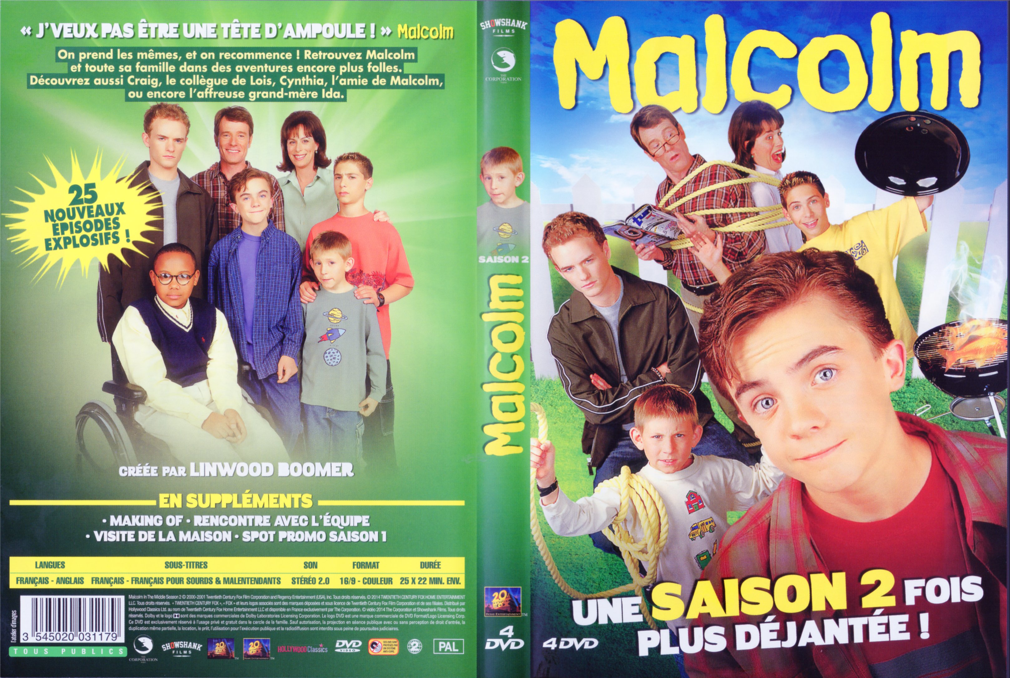 Jaquette DVD Malcolm Saison 2