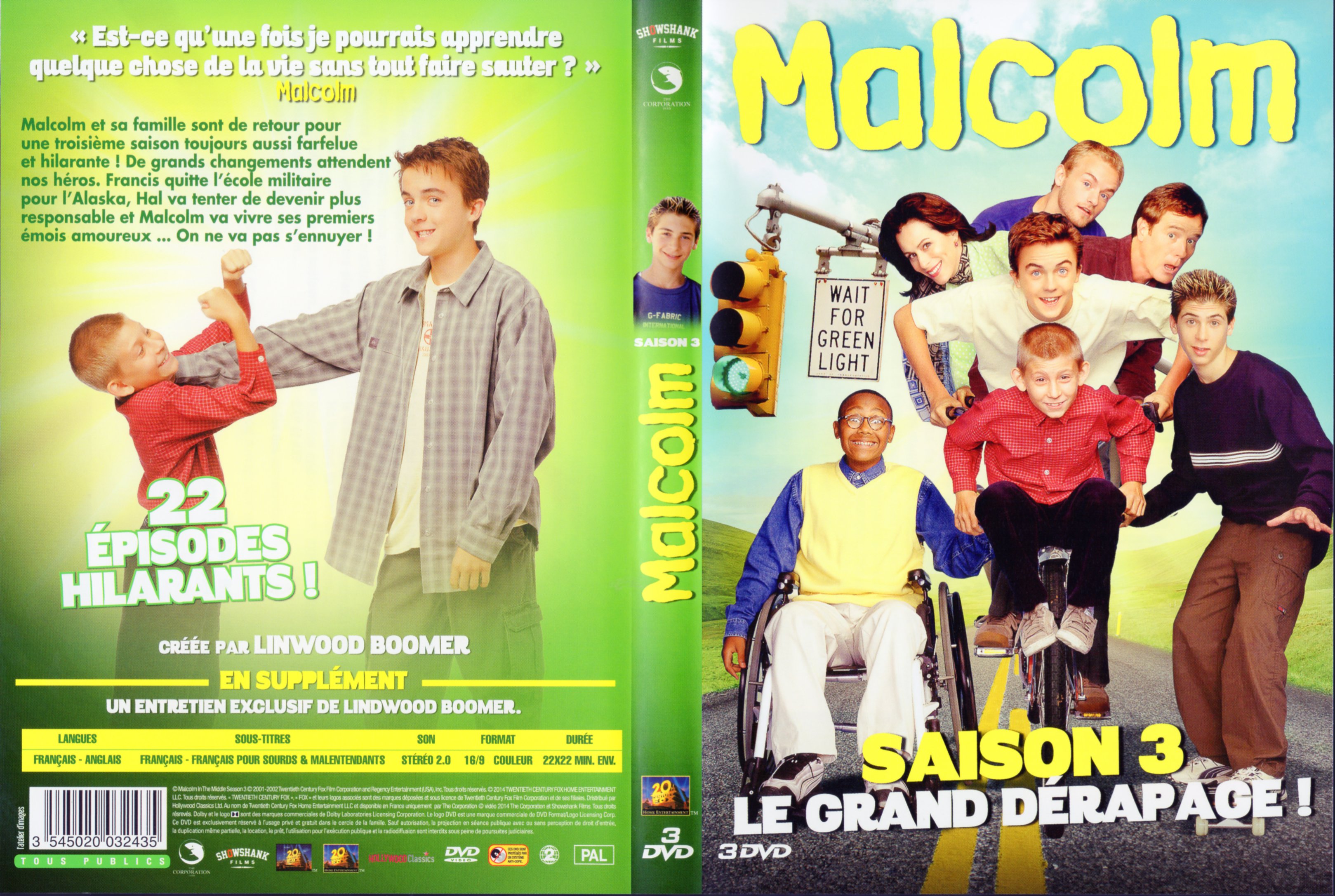 Jaquette DVD Malcolm Saison 3