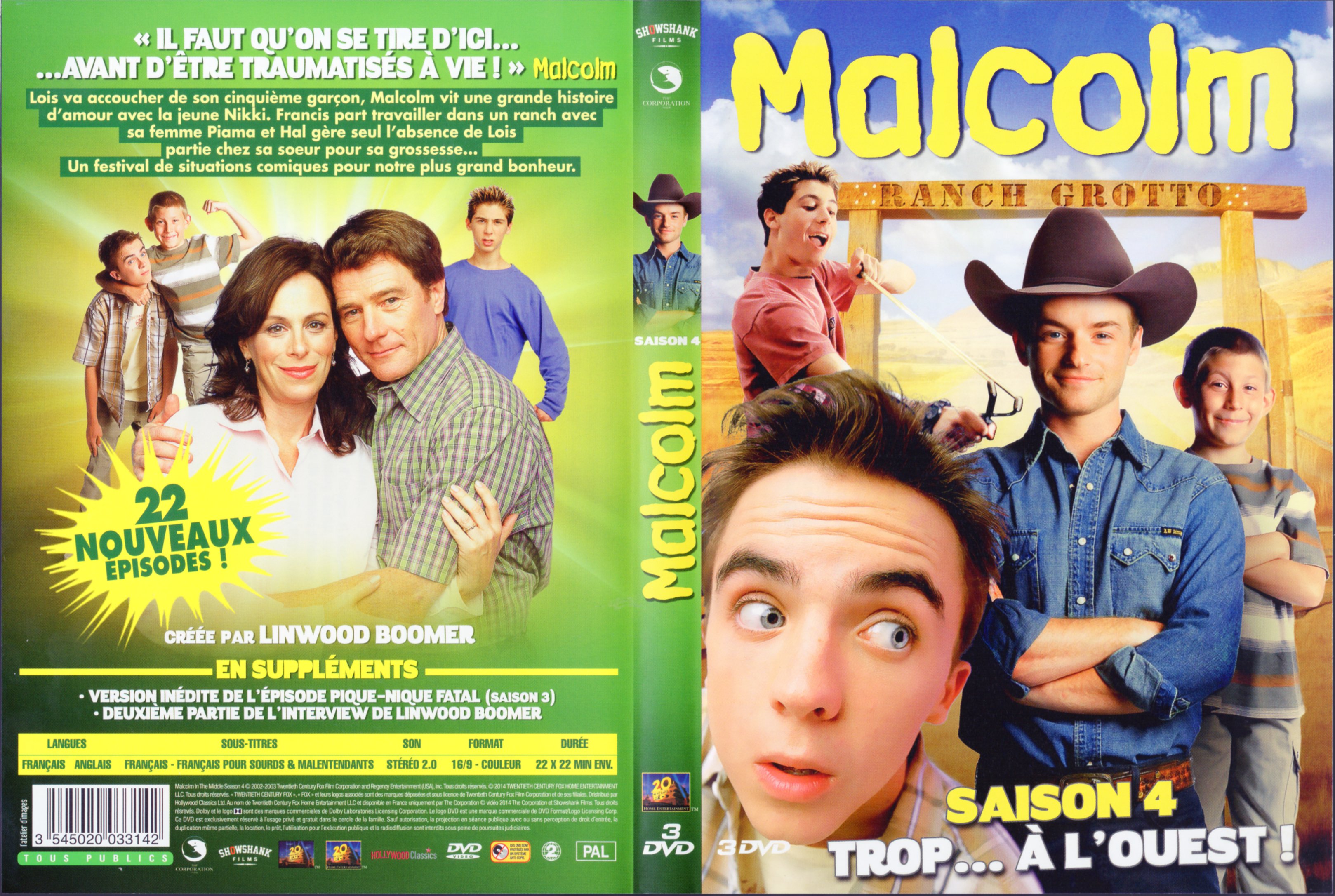 Jaquette DVD Malcolm Saison 4