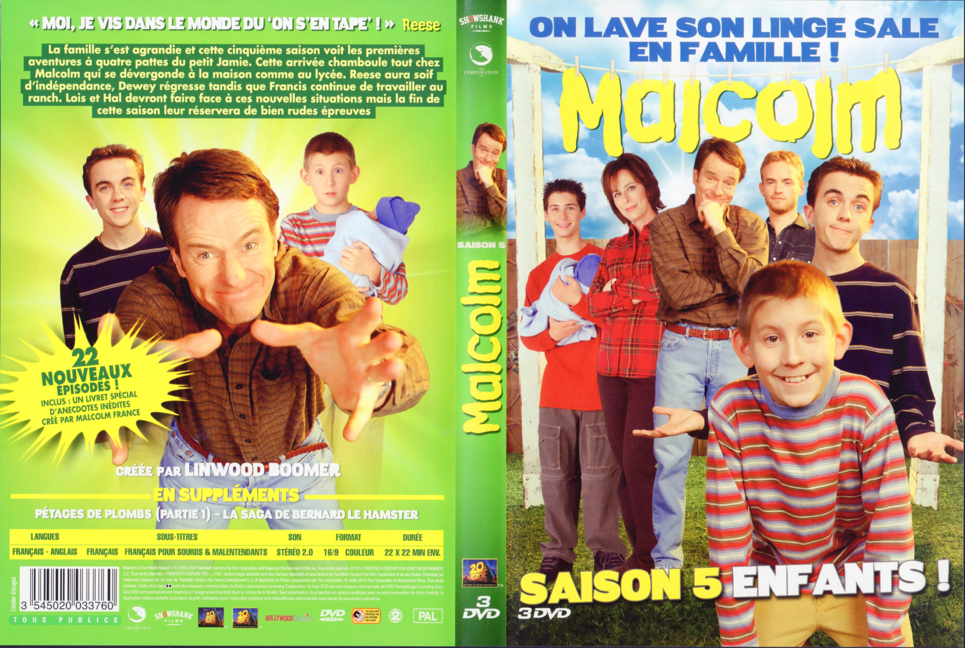 Jaquette DVD Malcolm Saison 5