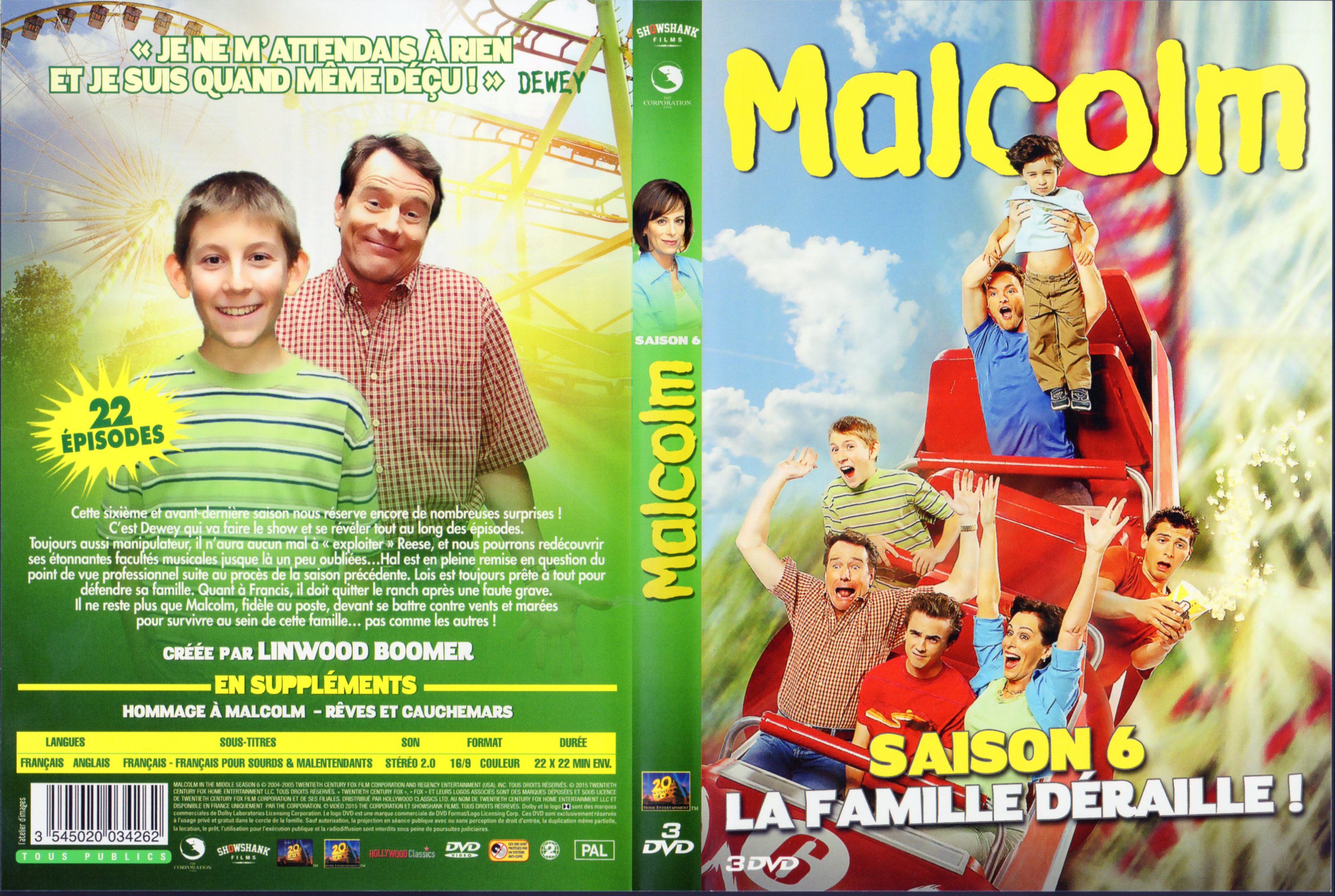 Jaquette DVD Malcolm Saison 6