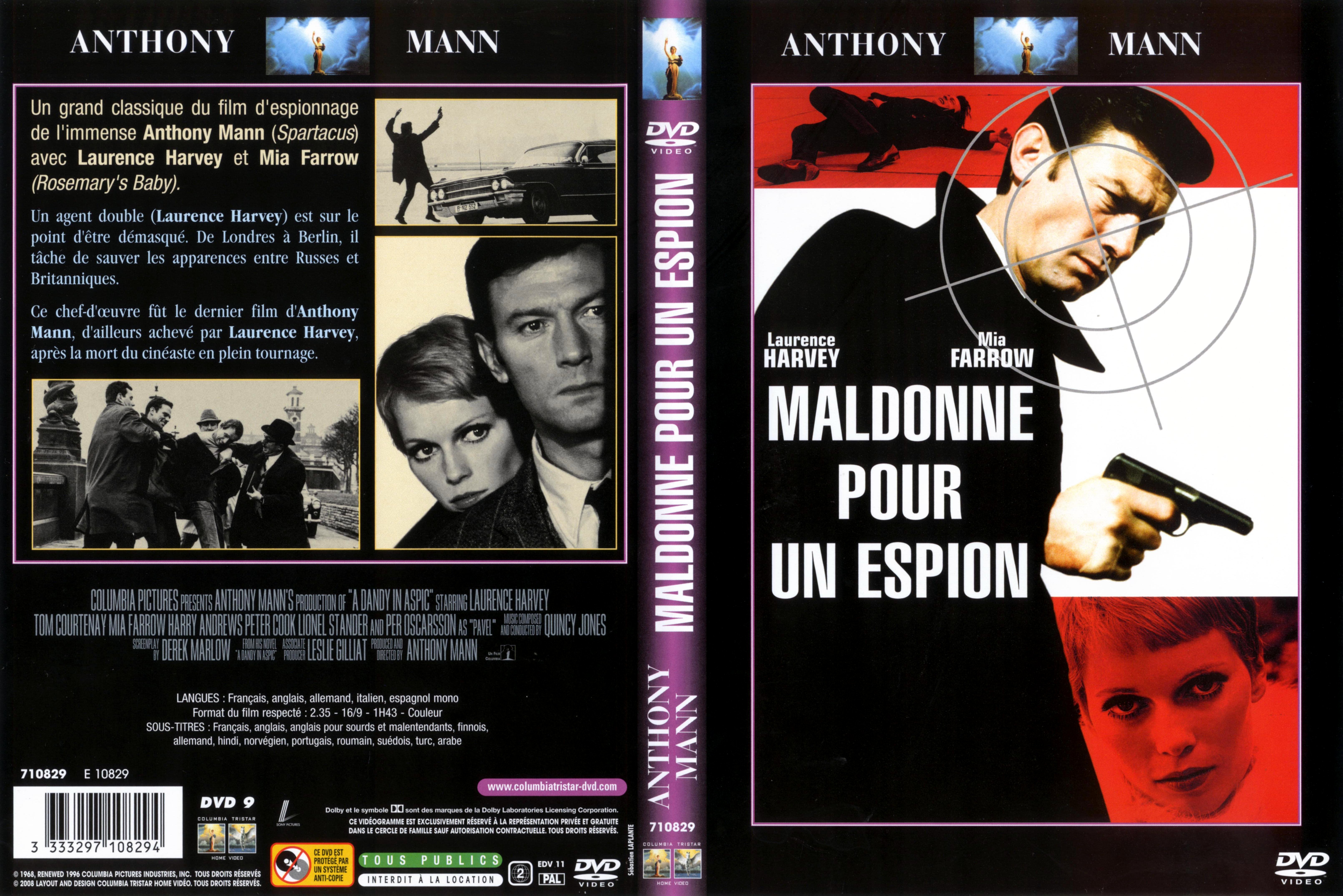 Jaquette DVD Maldonne pour un espion