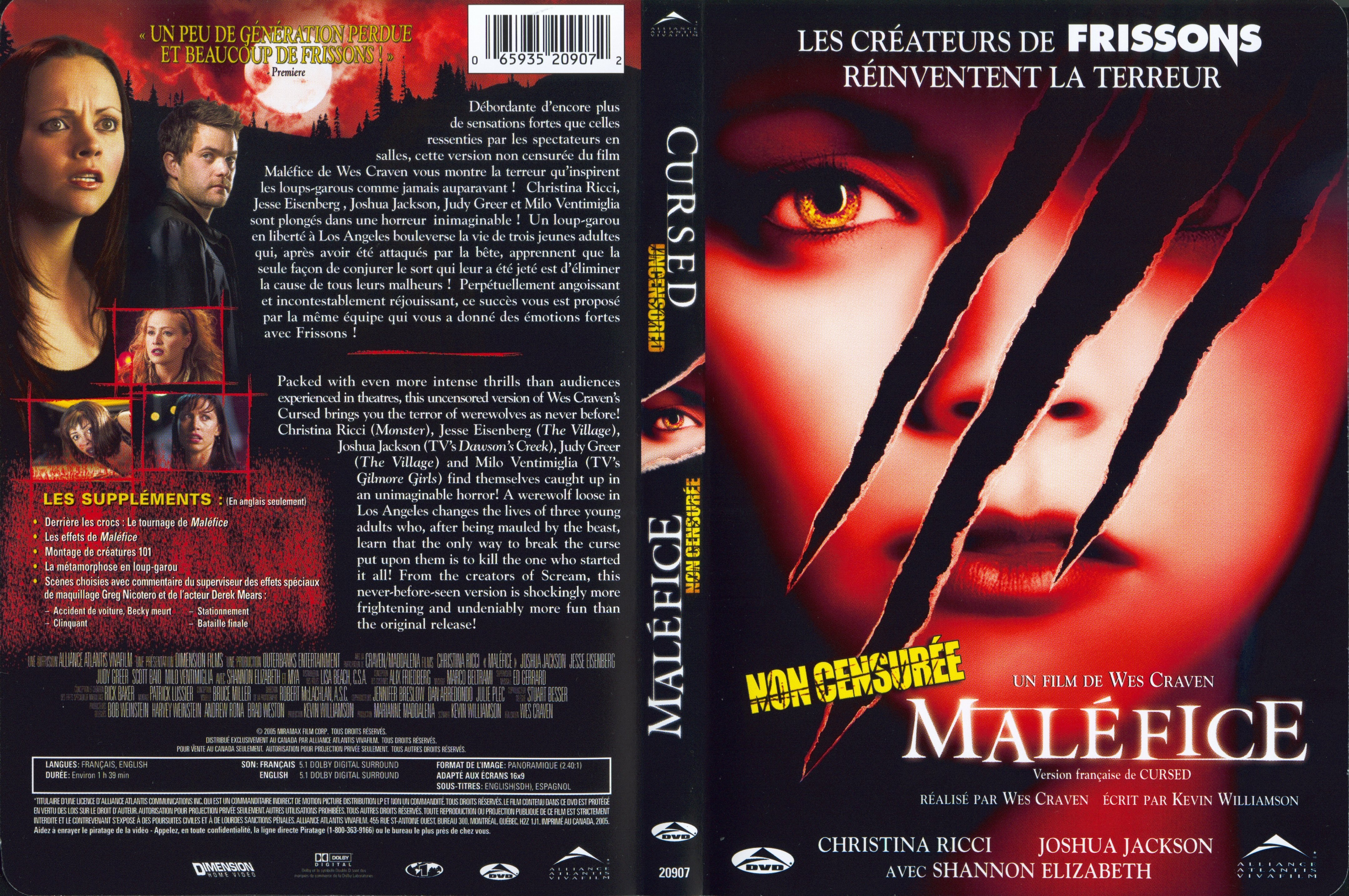 Jaquette DVD Malefice