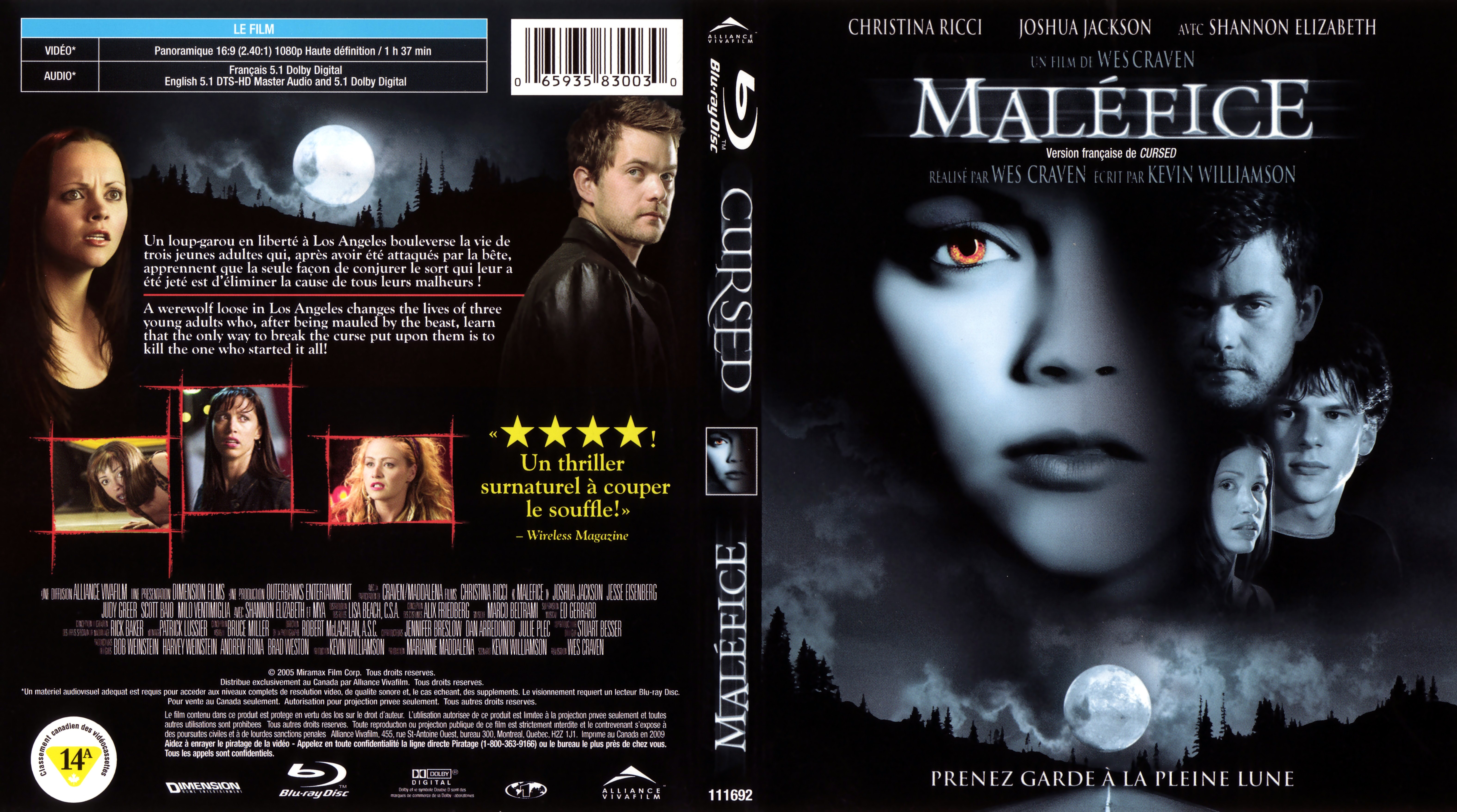 Jaquette DVD Malefice - Cursed (Canadienne) (BLU-RAY)