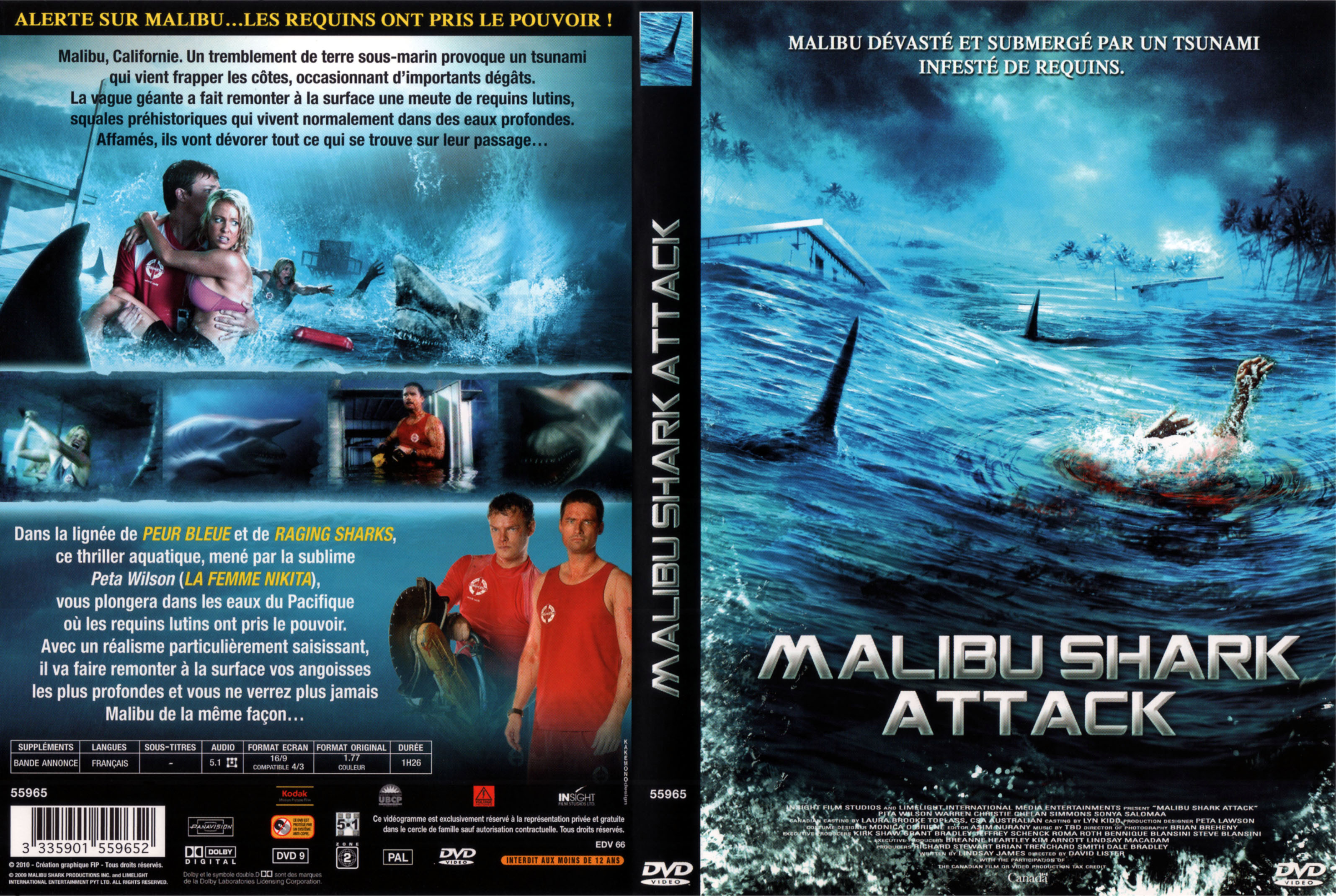 Jaquette DVD Malibu shark attack