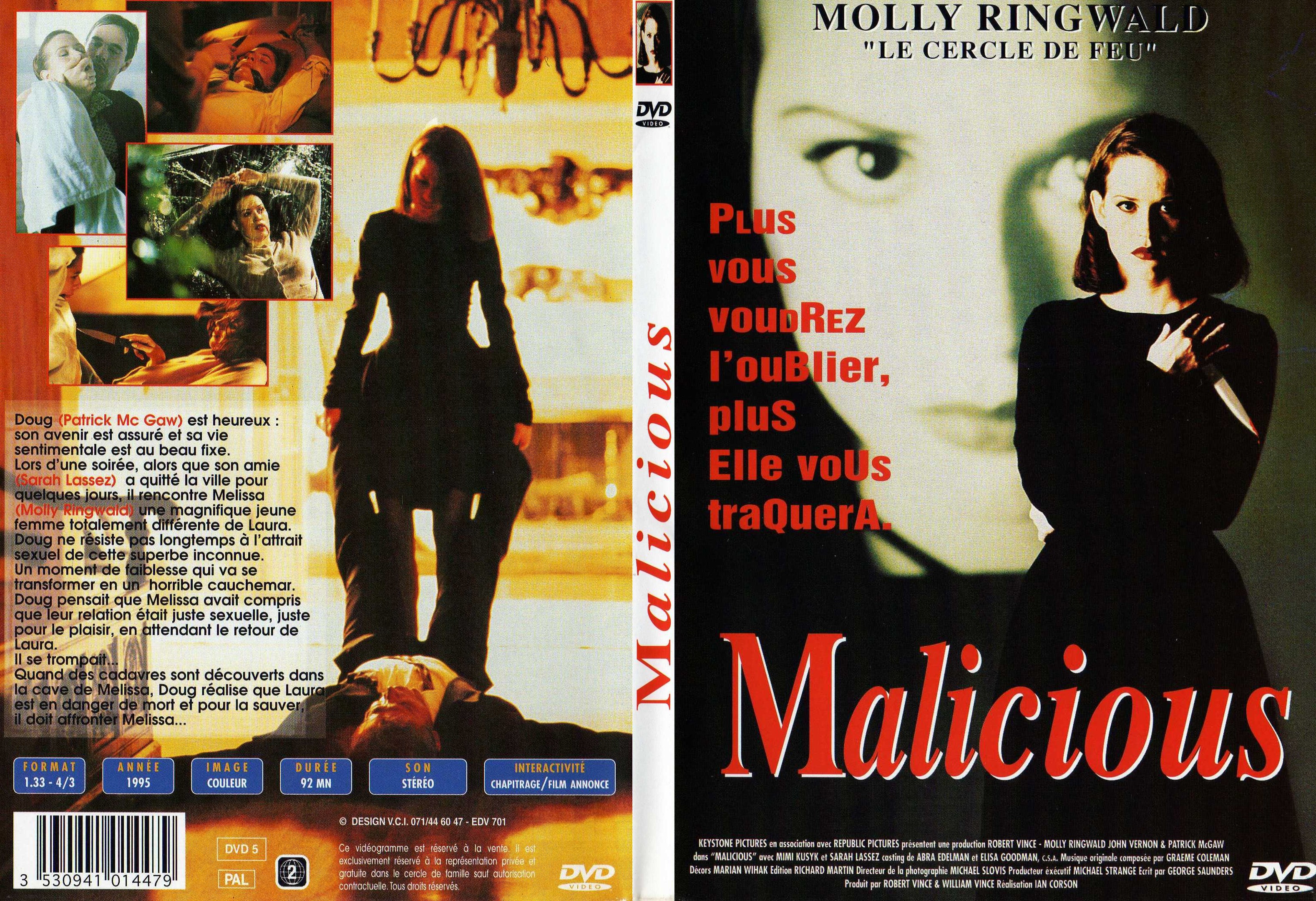 Jaquette DVD Malicious - SLIM