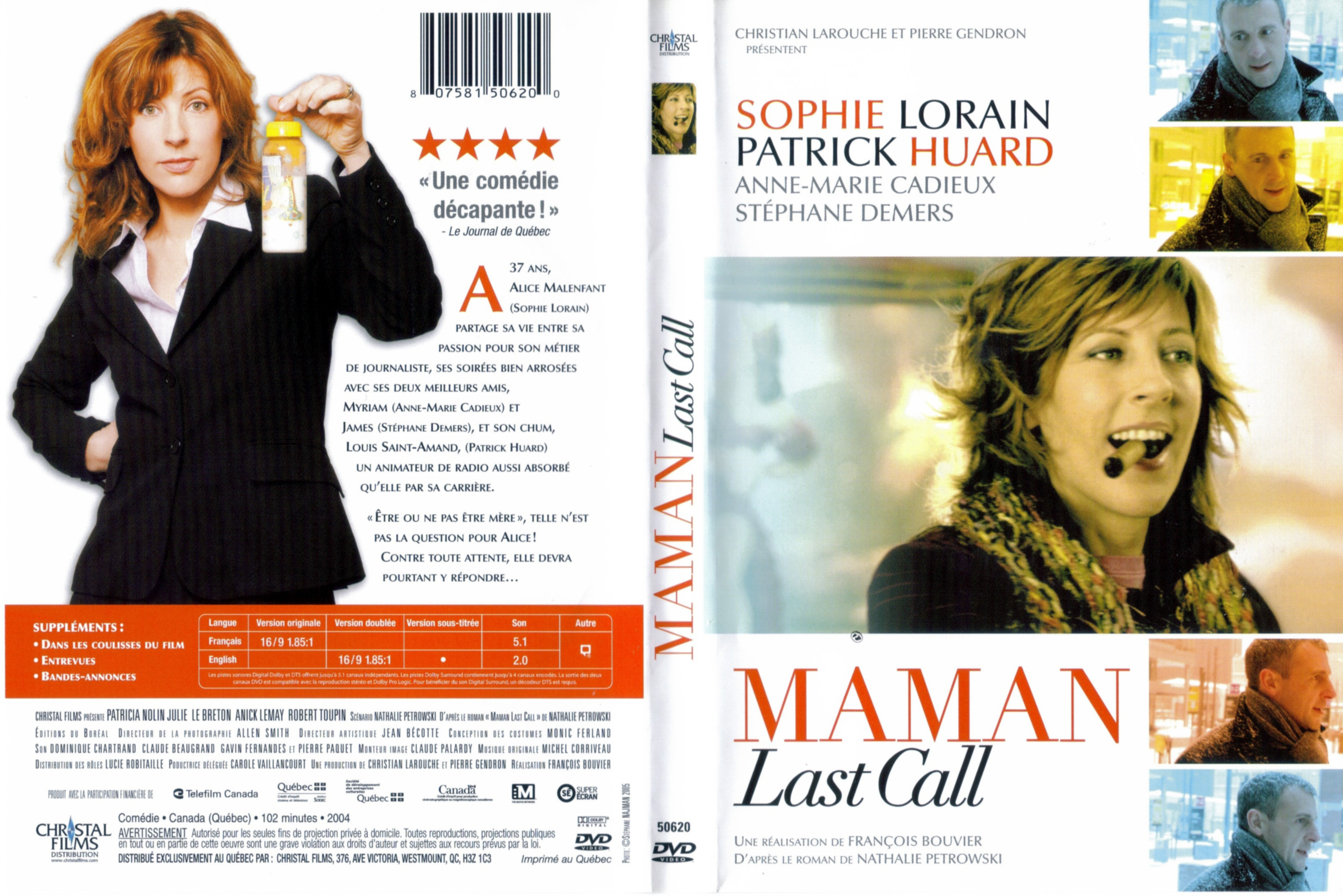 Jaquette DVD Maman last call (C...