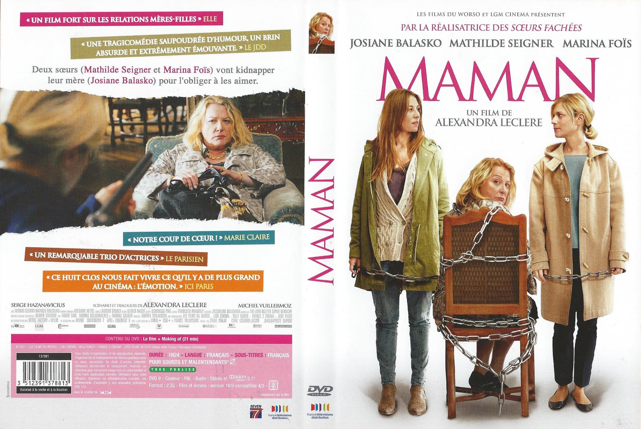Jaquette DVD Maman v2