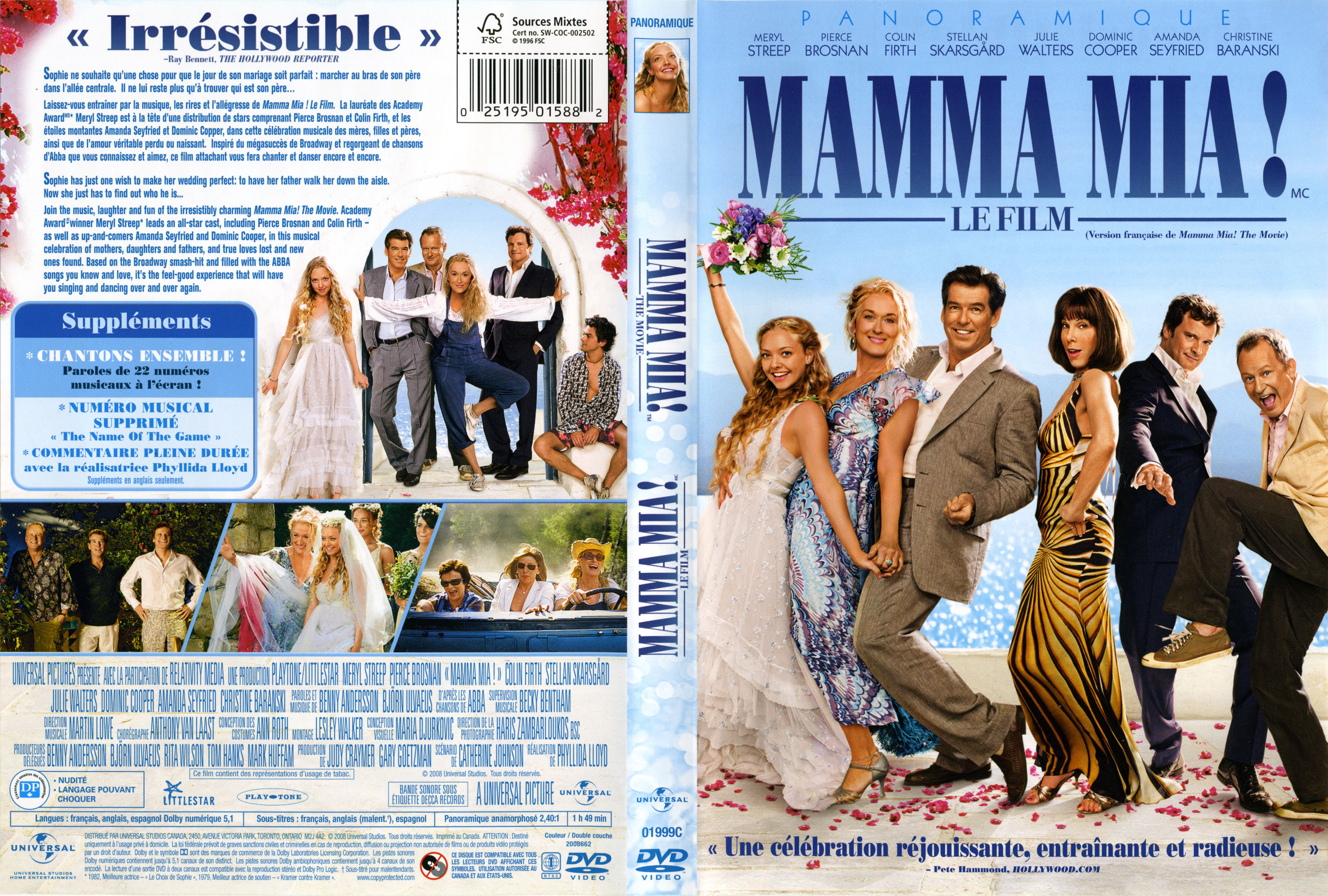 Jaquette DVD Mamma Mia