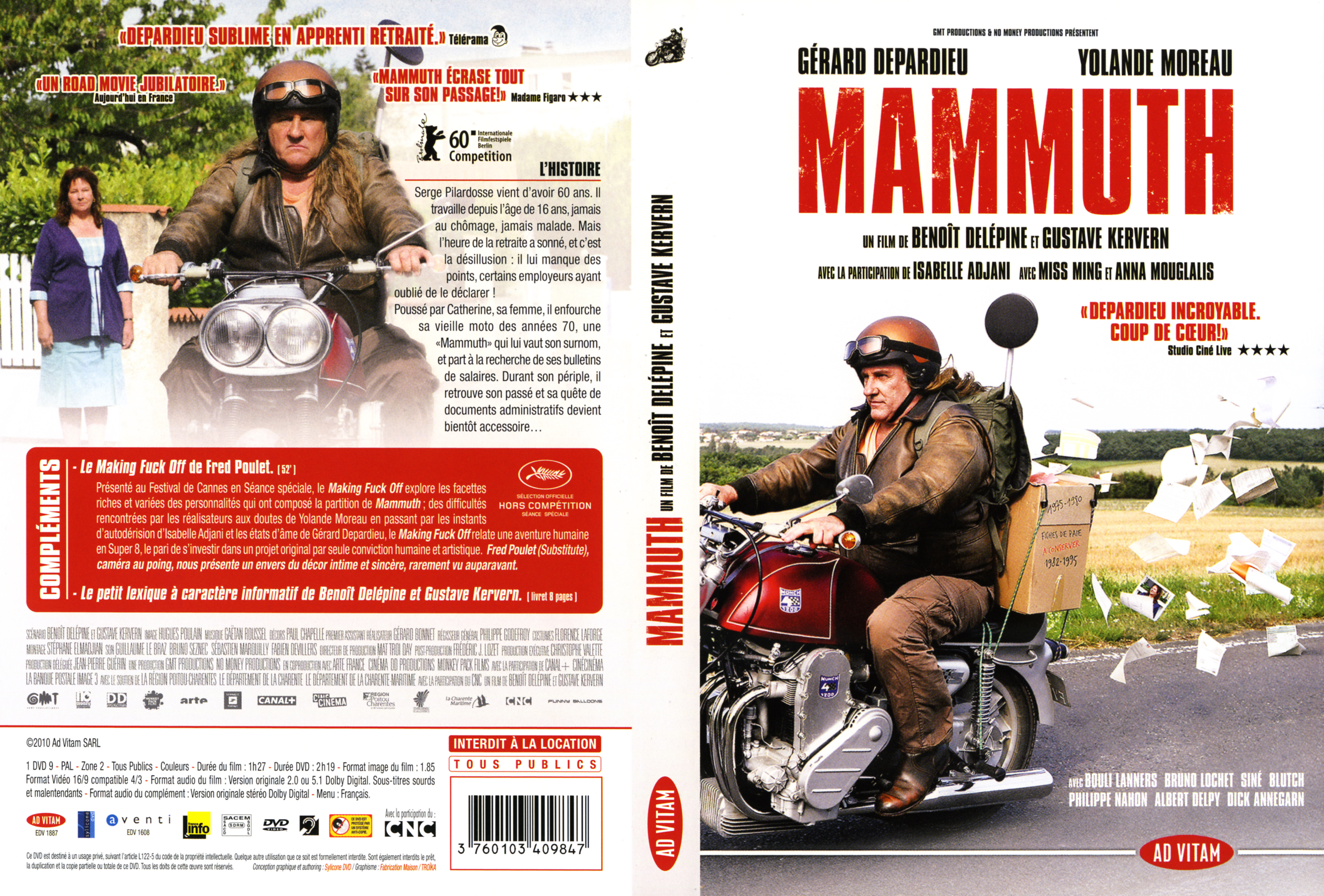 Jaquette DVD Mammuth
