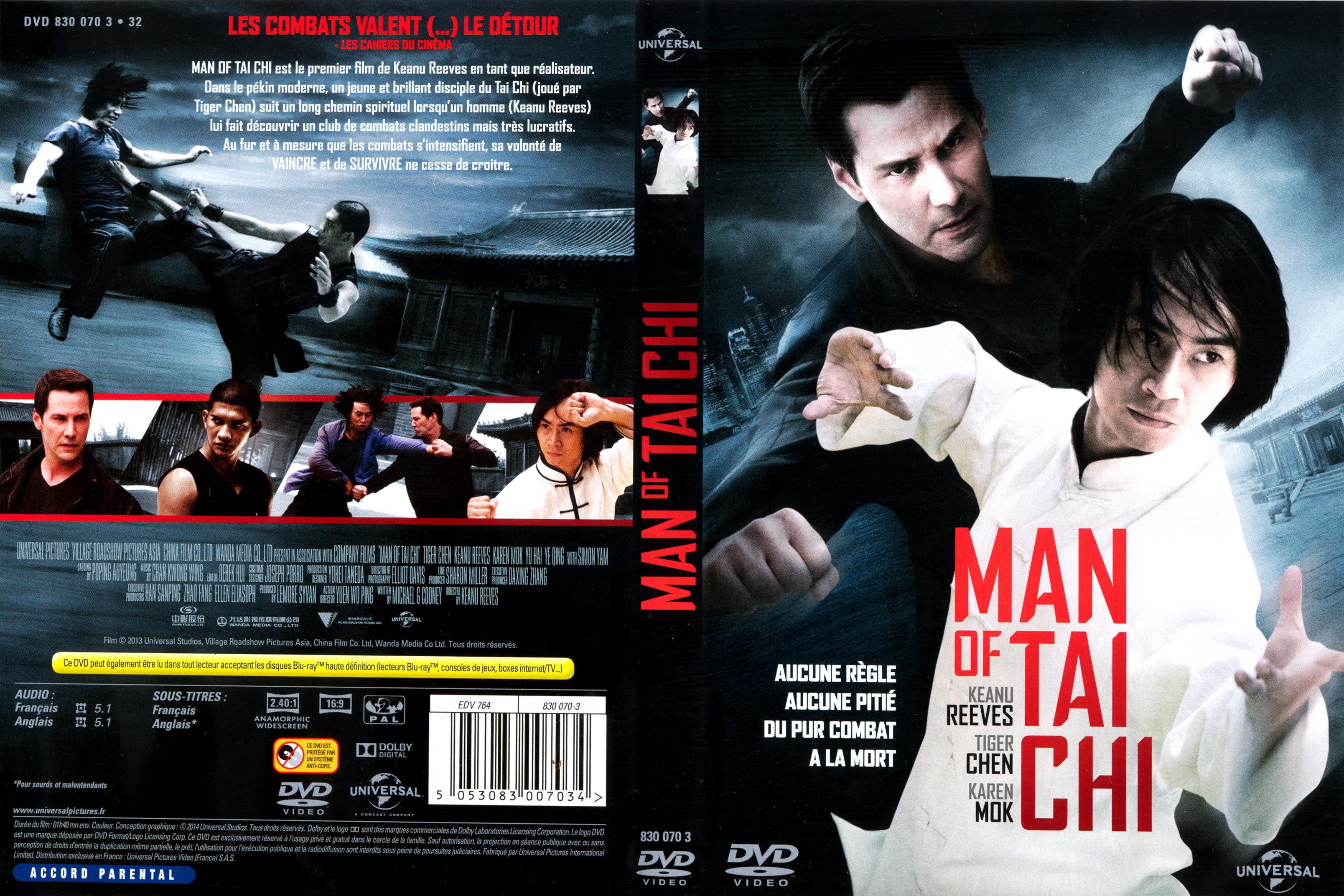Jaquette DVD Man Of Tai Chi