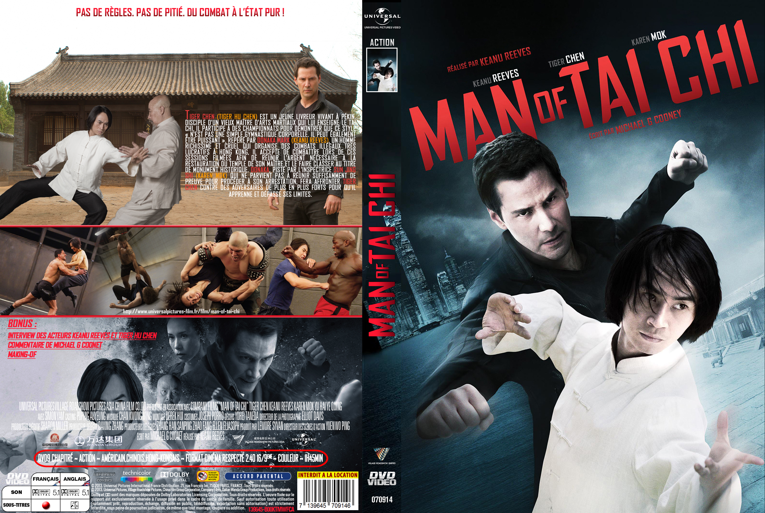 Jaquette DVD Man Of Tai Chi custom