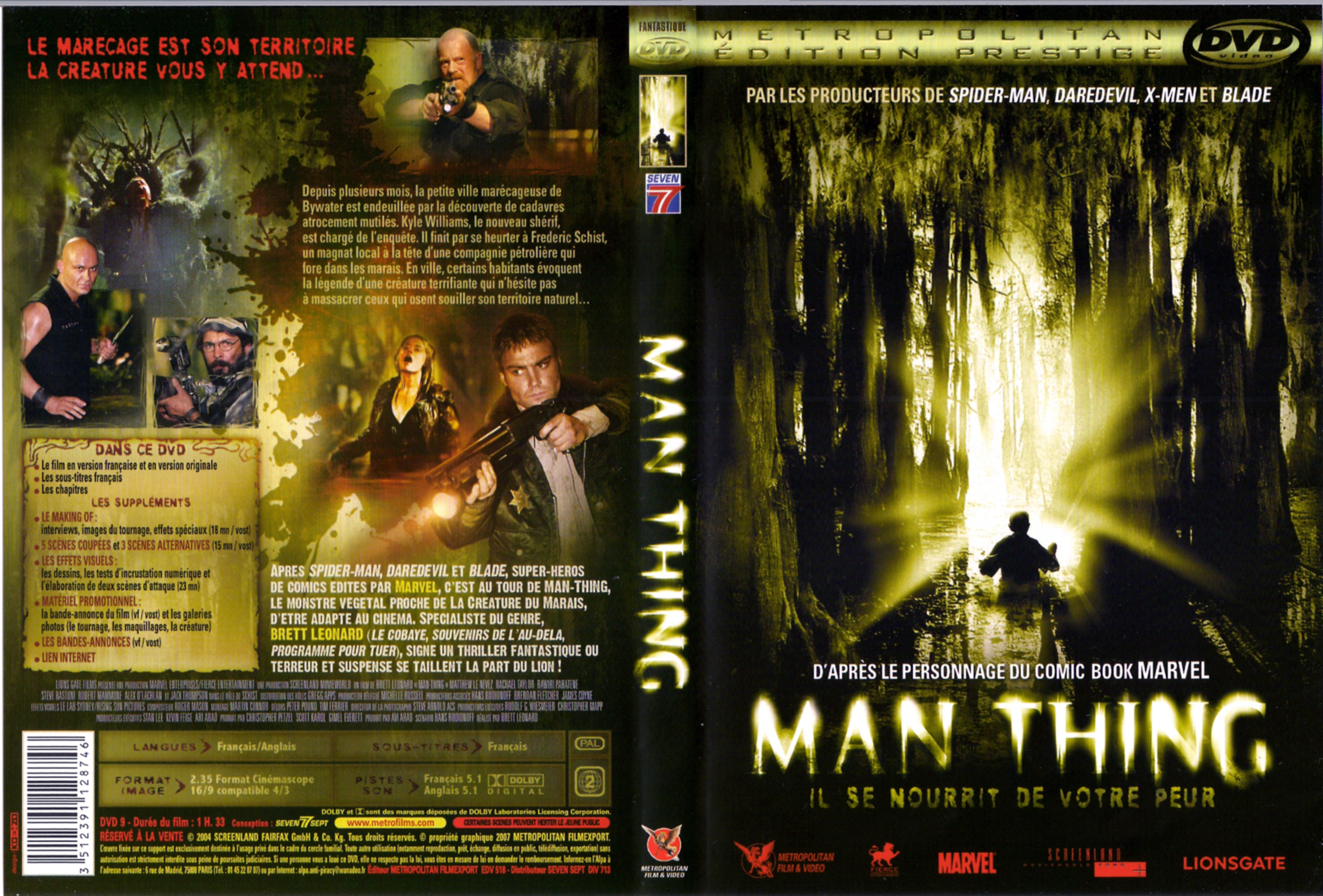 Jaquette DVD Man Thing