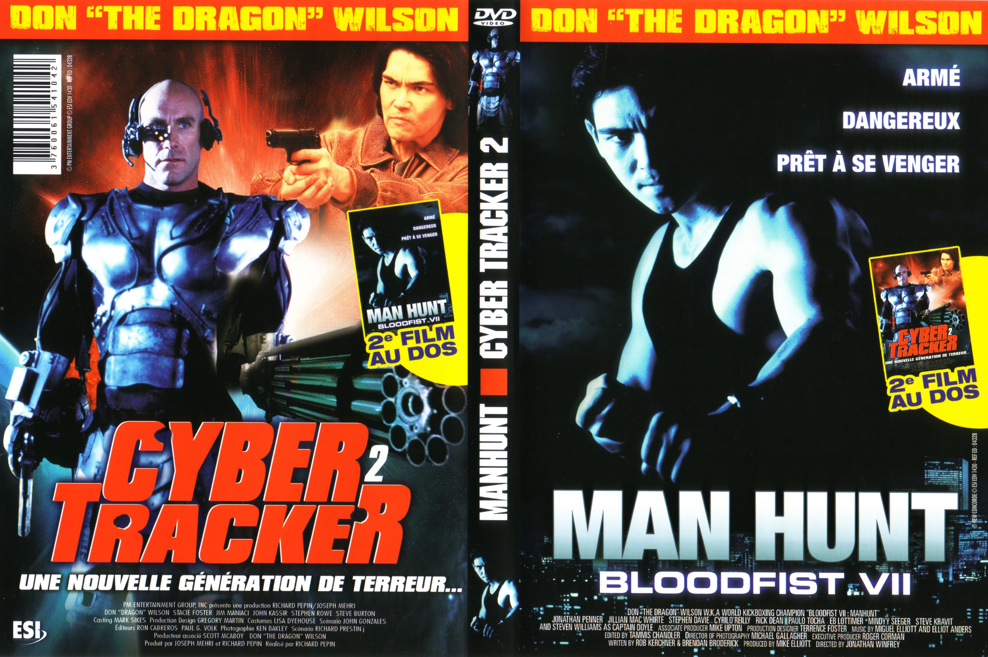 Jaquette DVD Man hunt + Cybertracker 2
