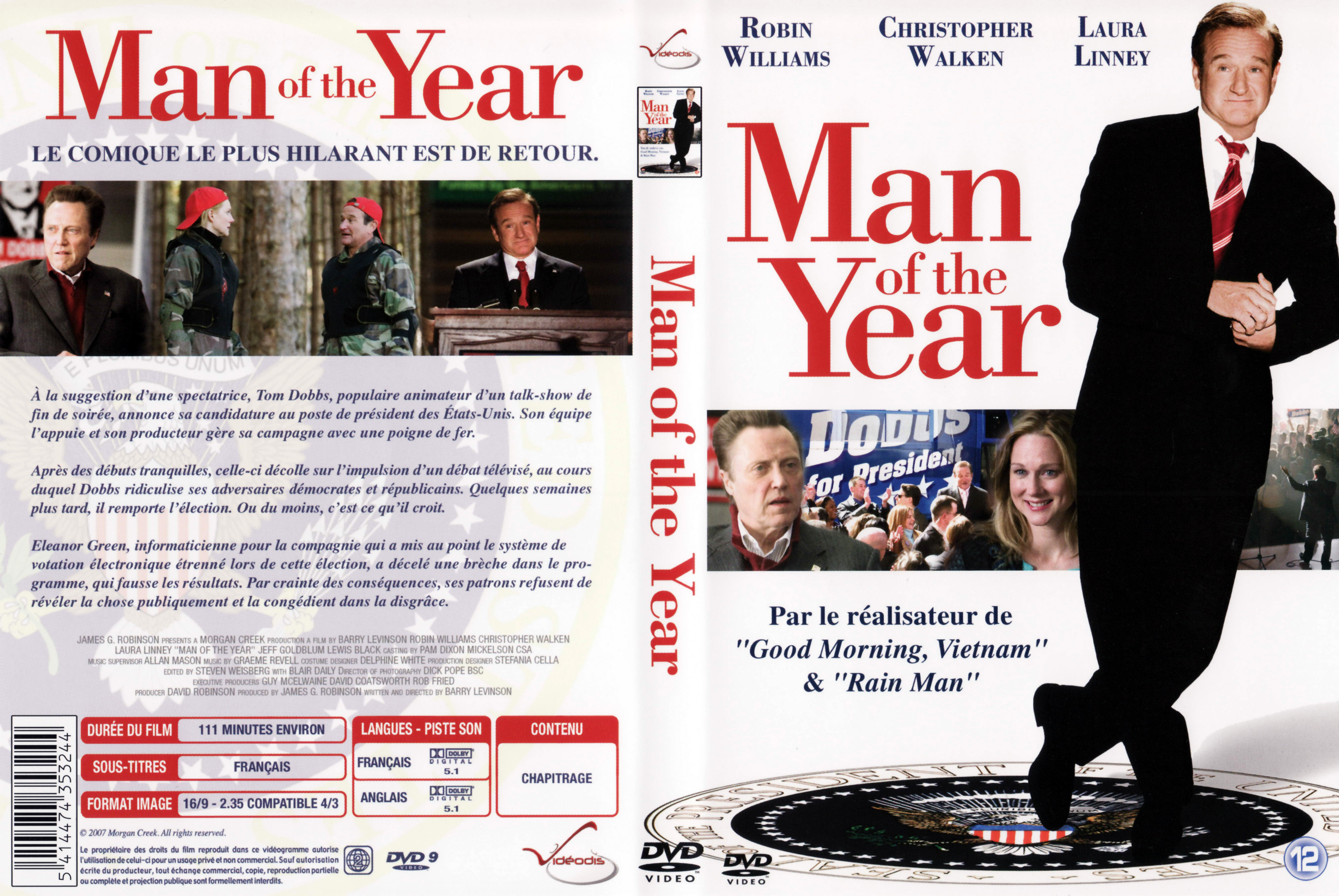 Jaquette DVD Man of the year