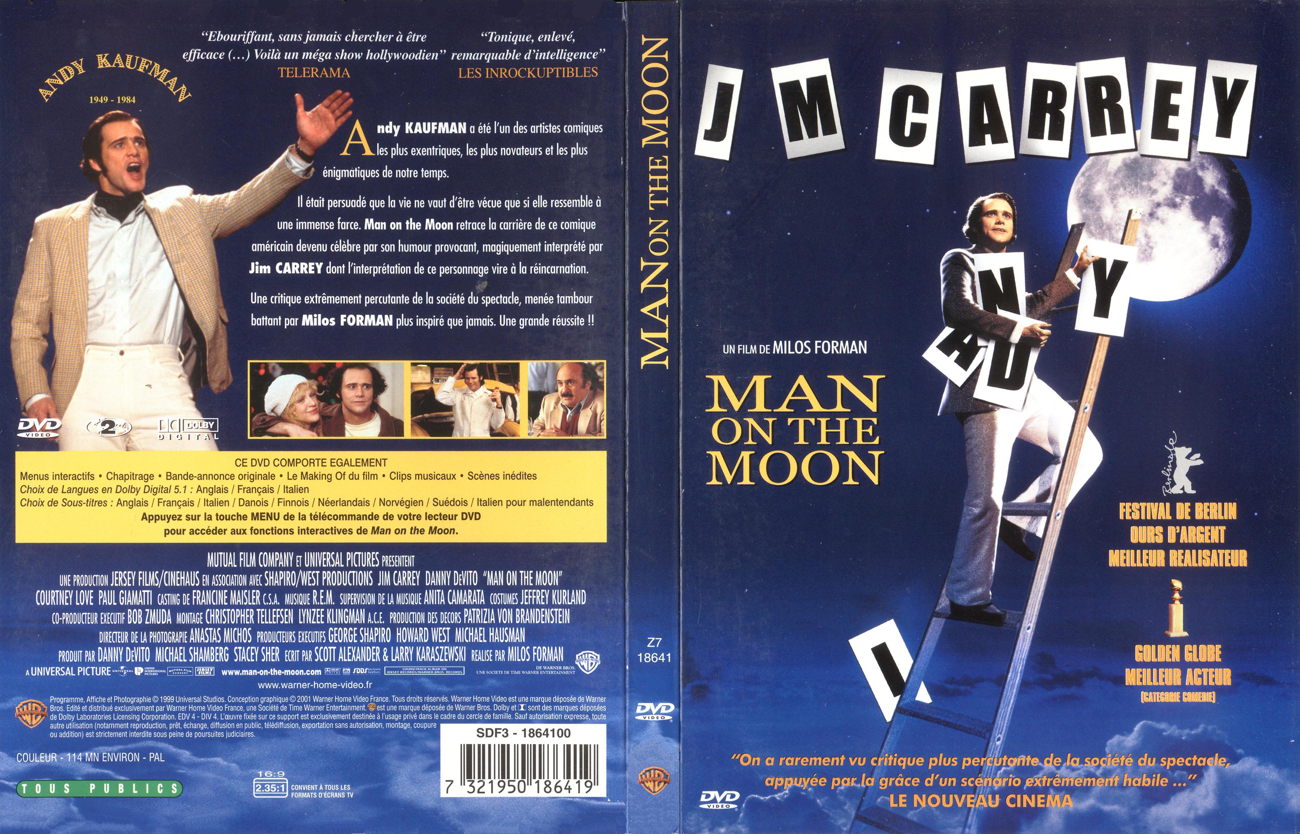 Jaquette DVD Man on the moon