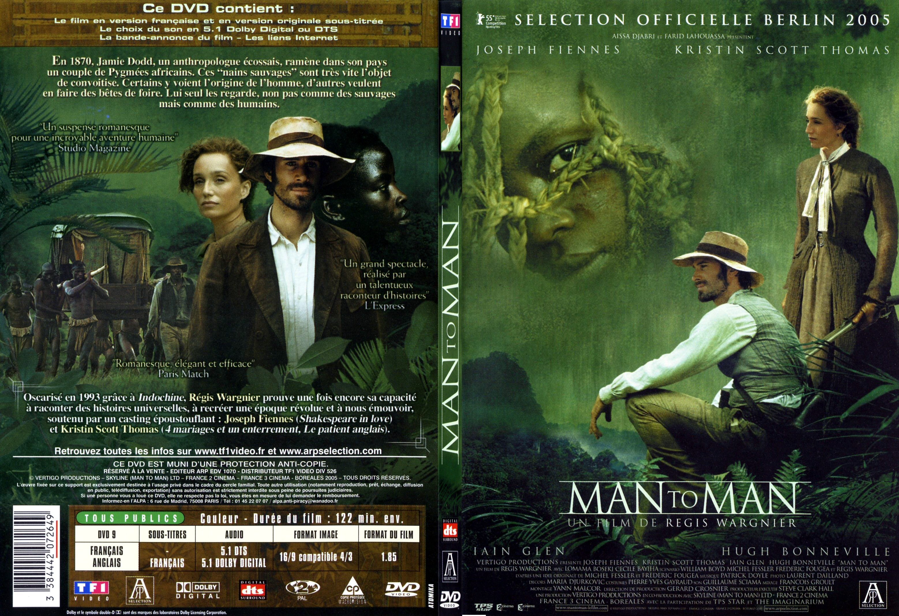 Jaquette DVD Man to man - SLIM