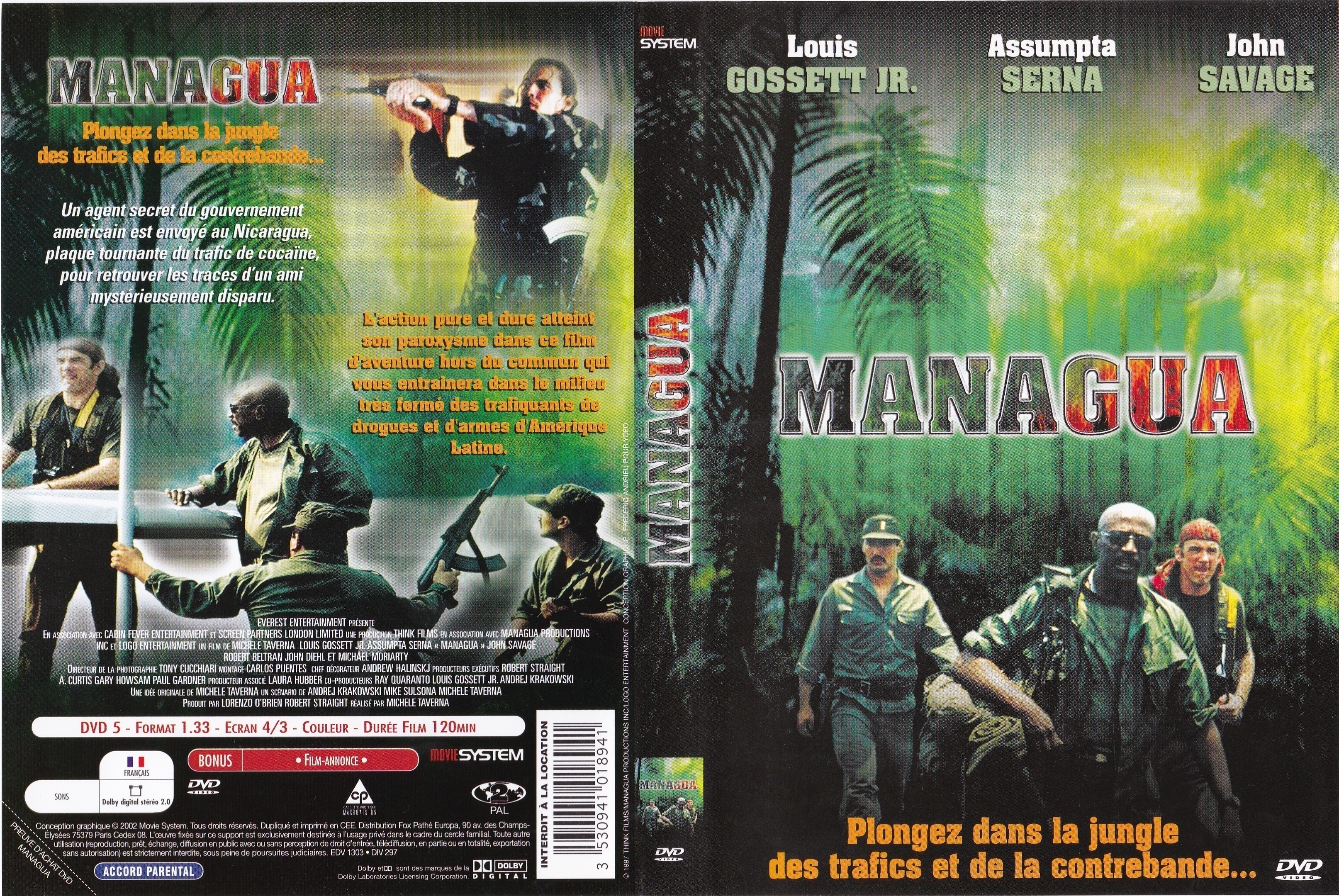 Jaquette DVD Managua