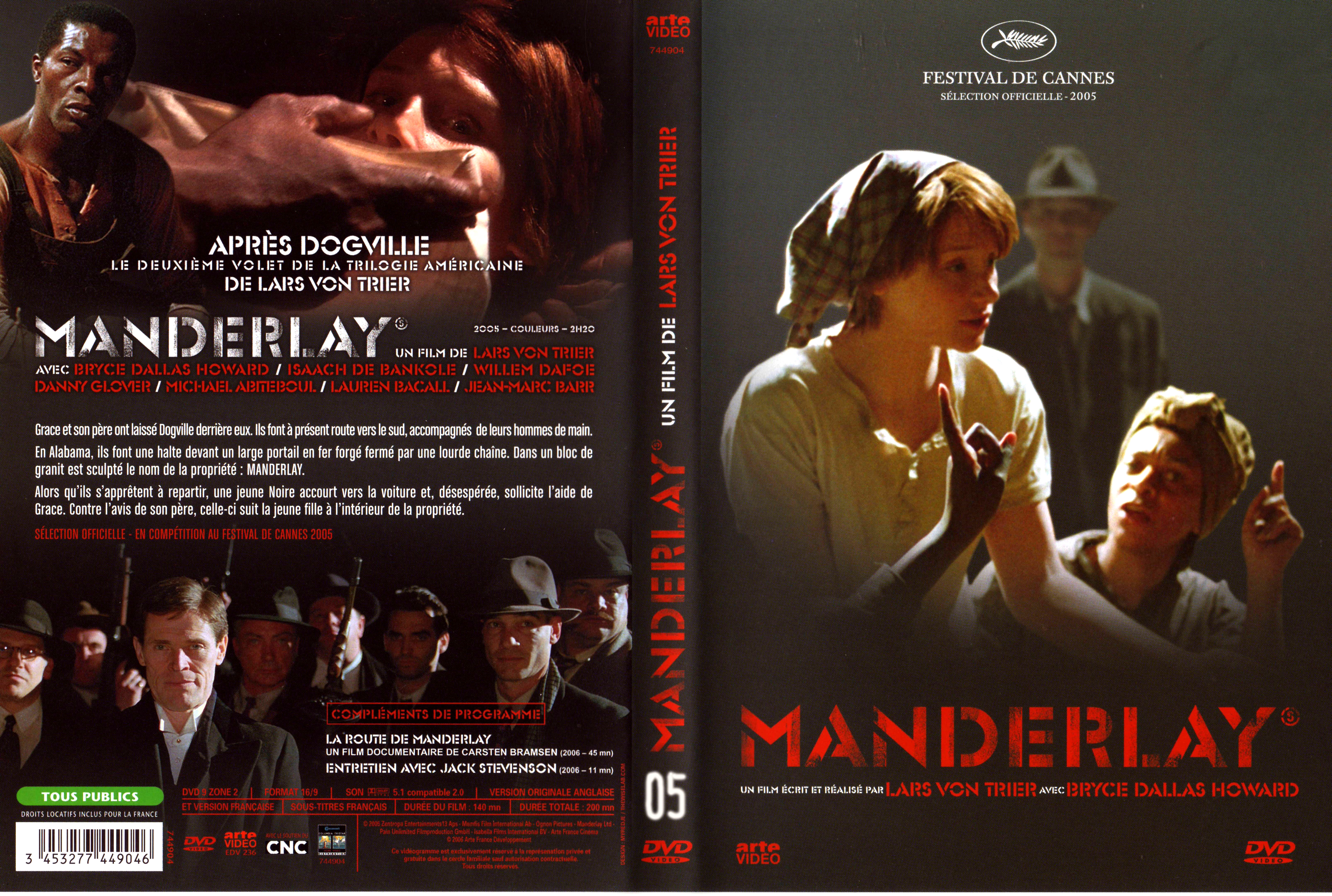 Jaquette DVD Manderlay