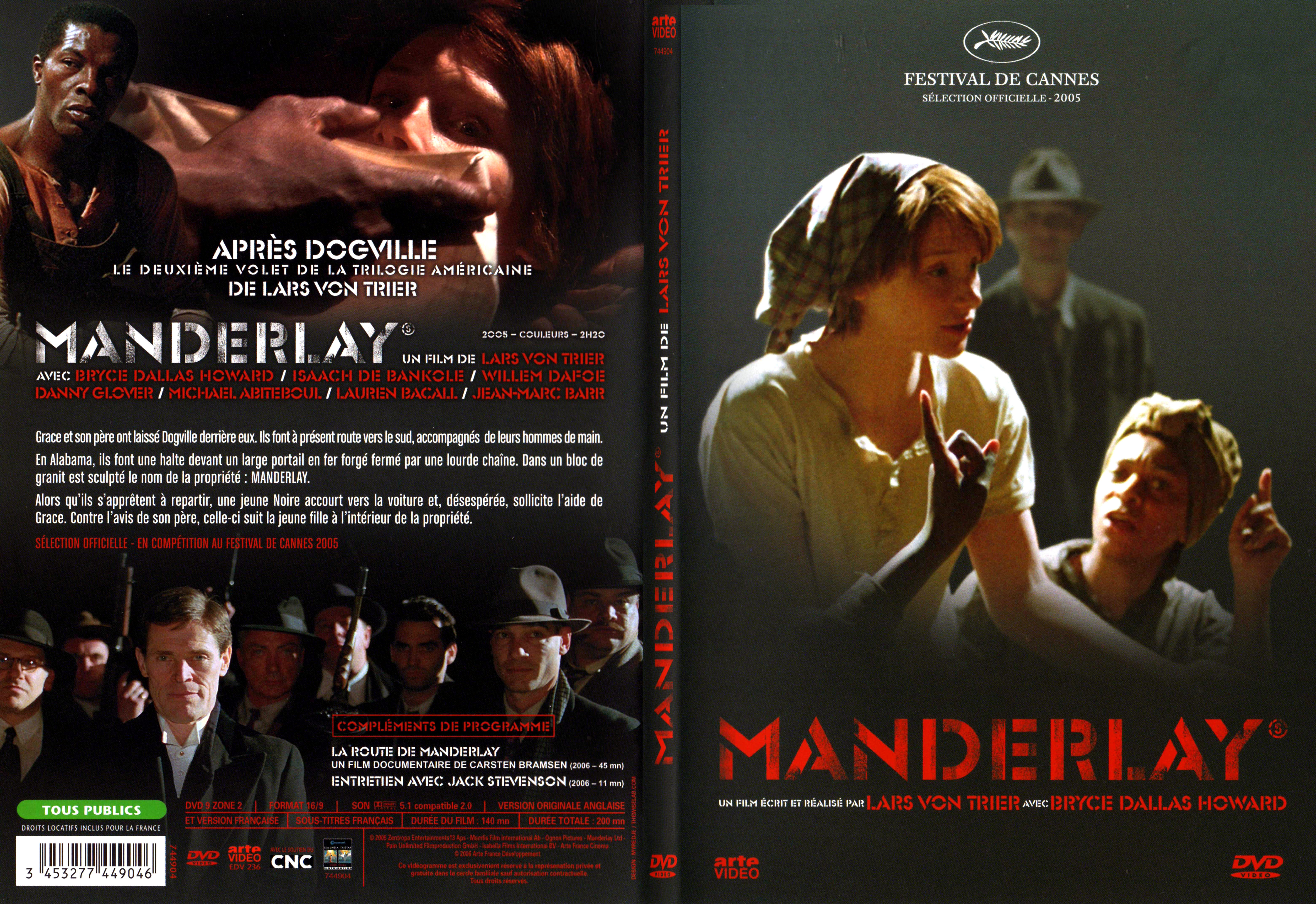 Jaquette DVD Manderlay - SLIM