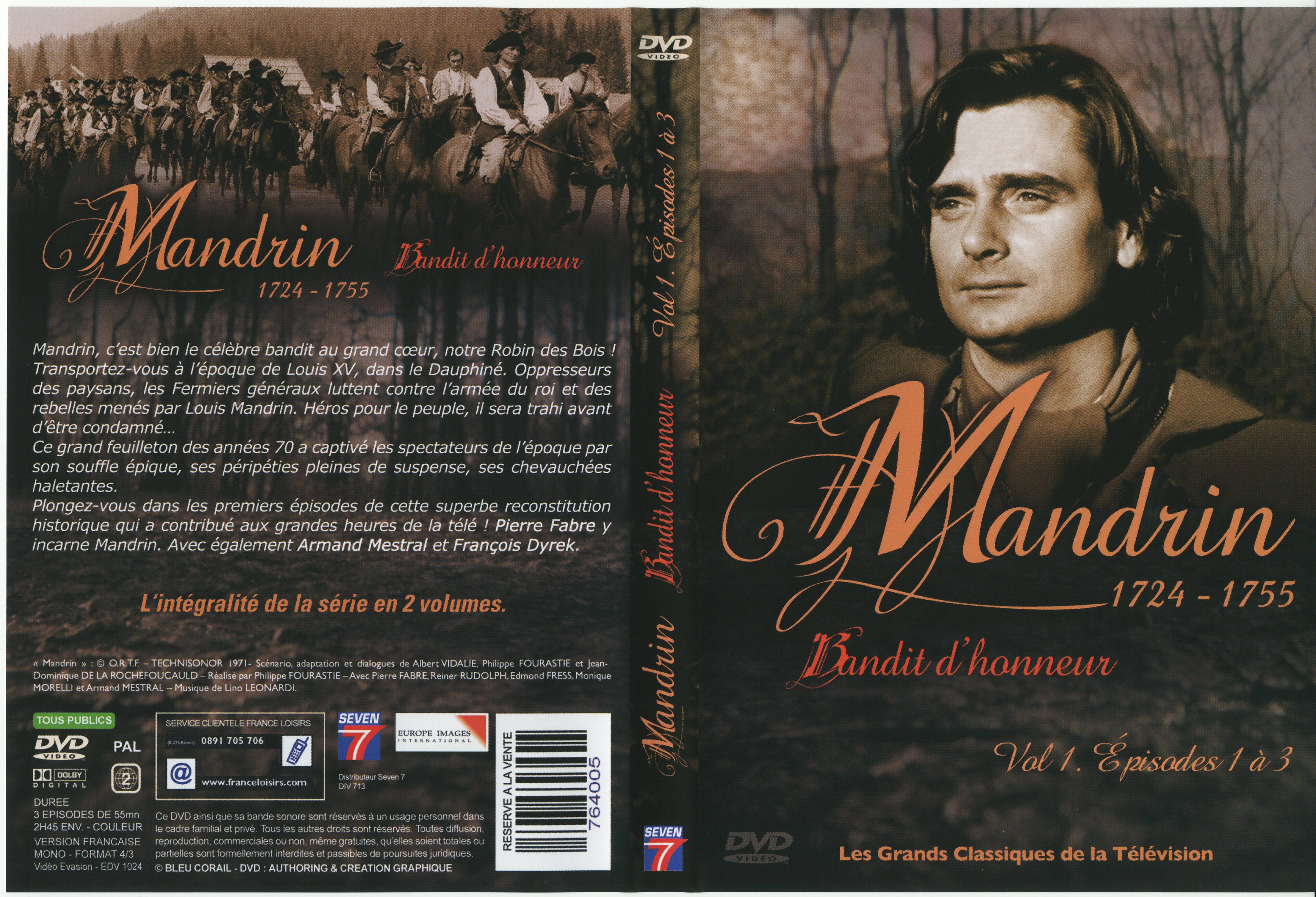Jaquette DVD Mandrin vol 1