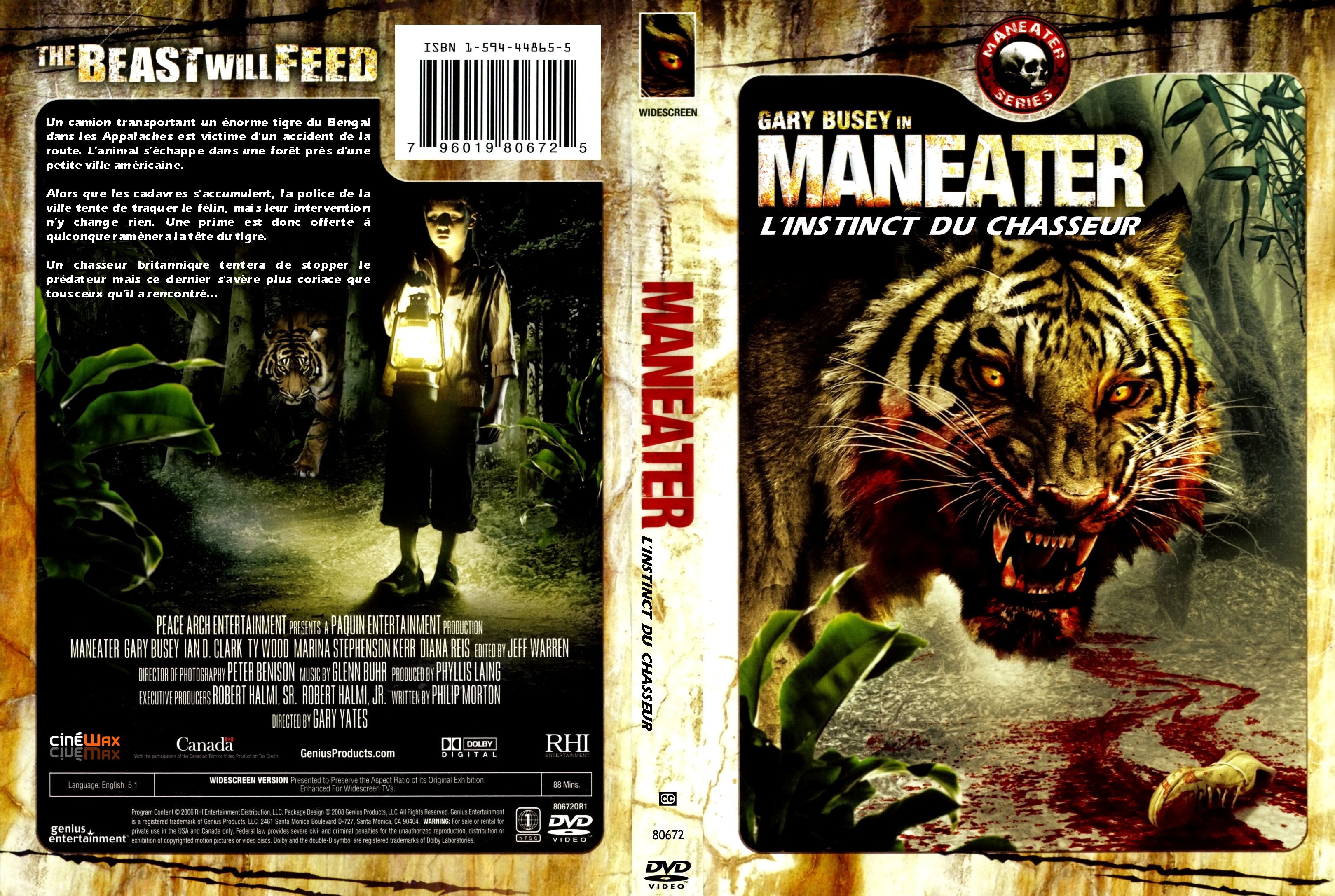 Jaquette DVD Maneater l