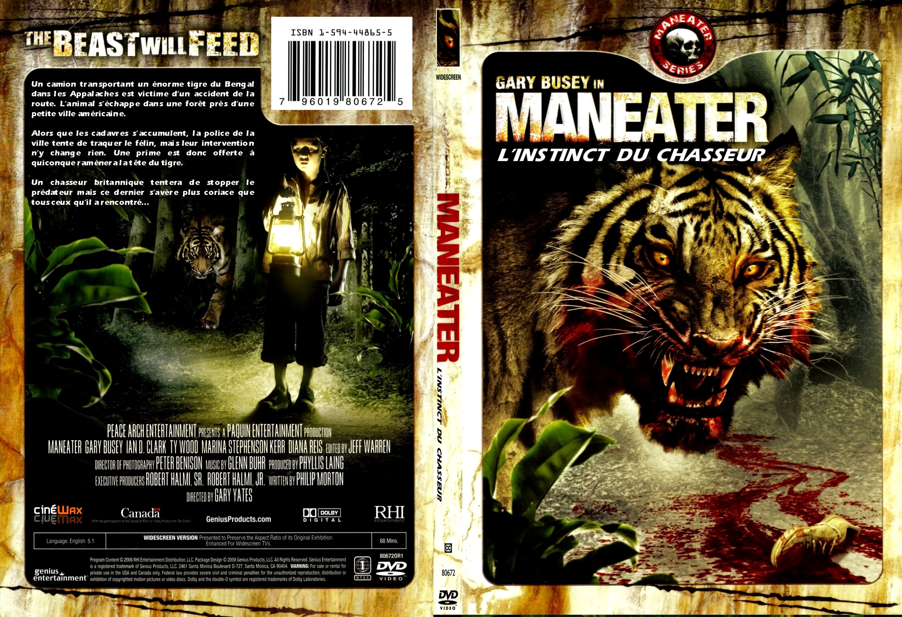 Jaquette DVD Maneater l
