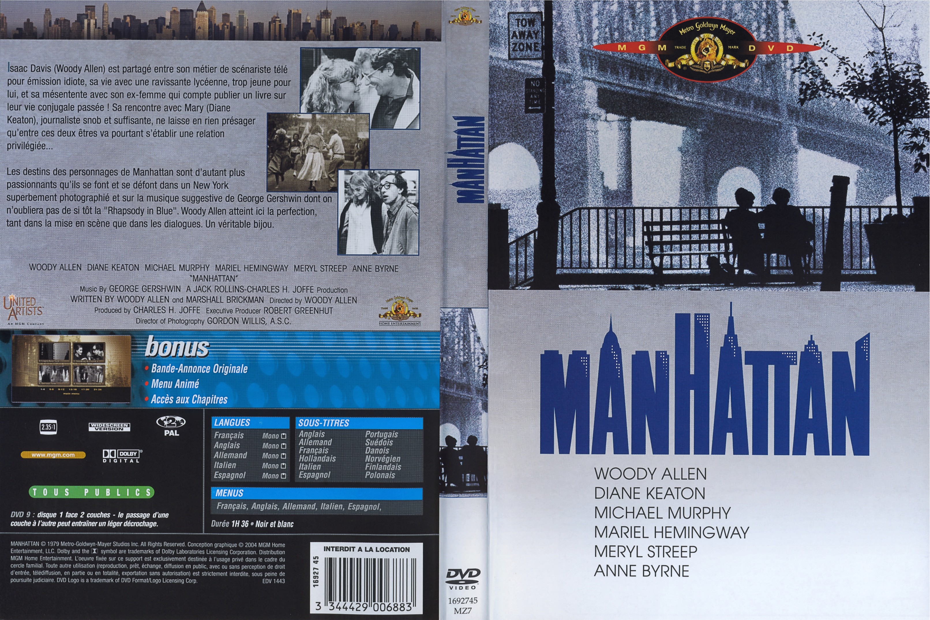 Jaquette DVD Manhattan