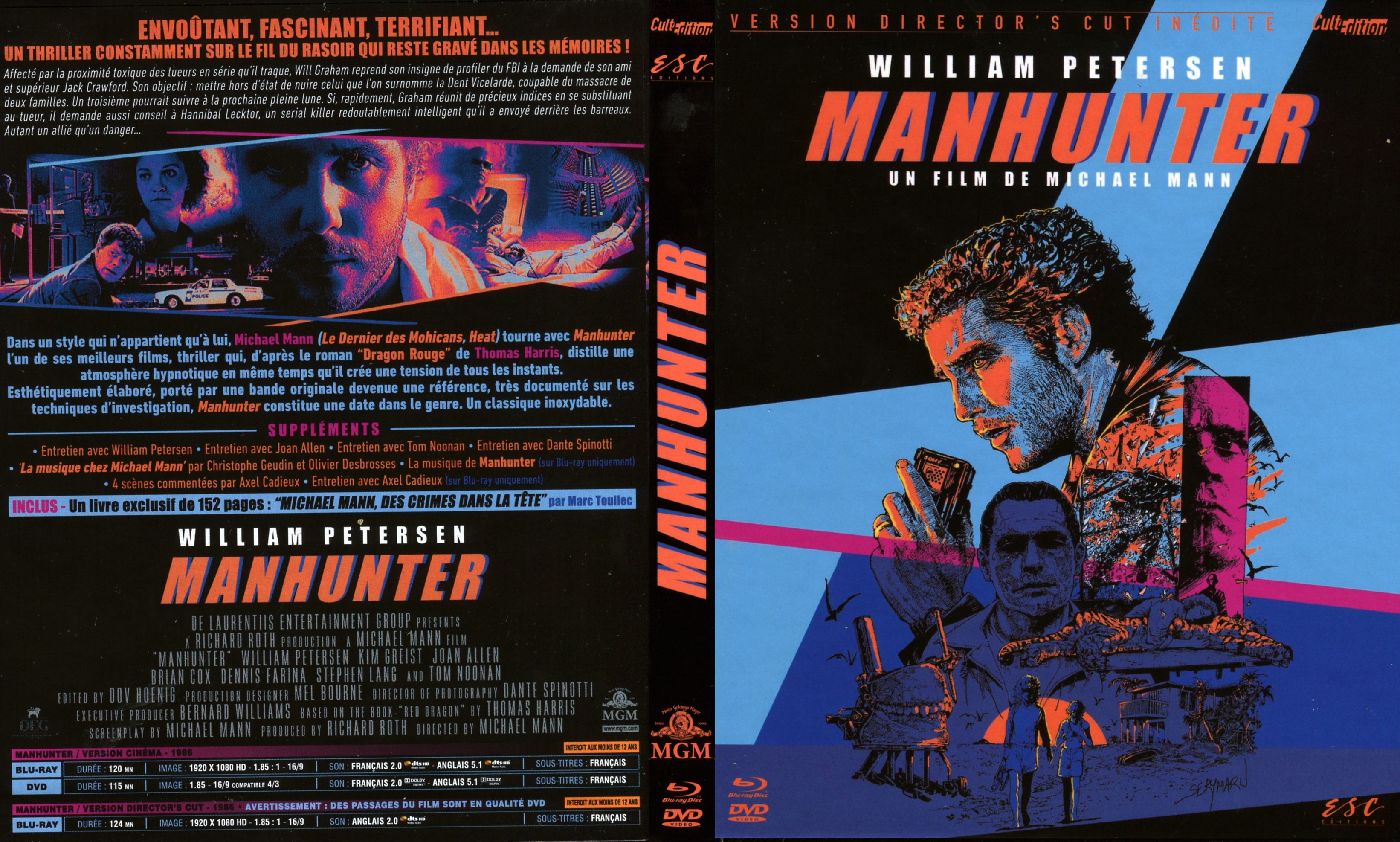 Jaquette DVD Manhunter - Le sixime sens v2