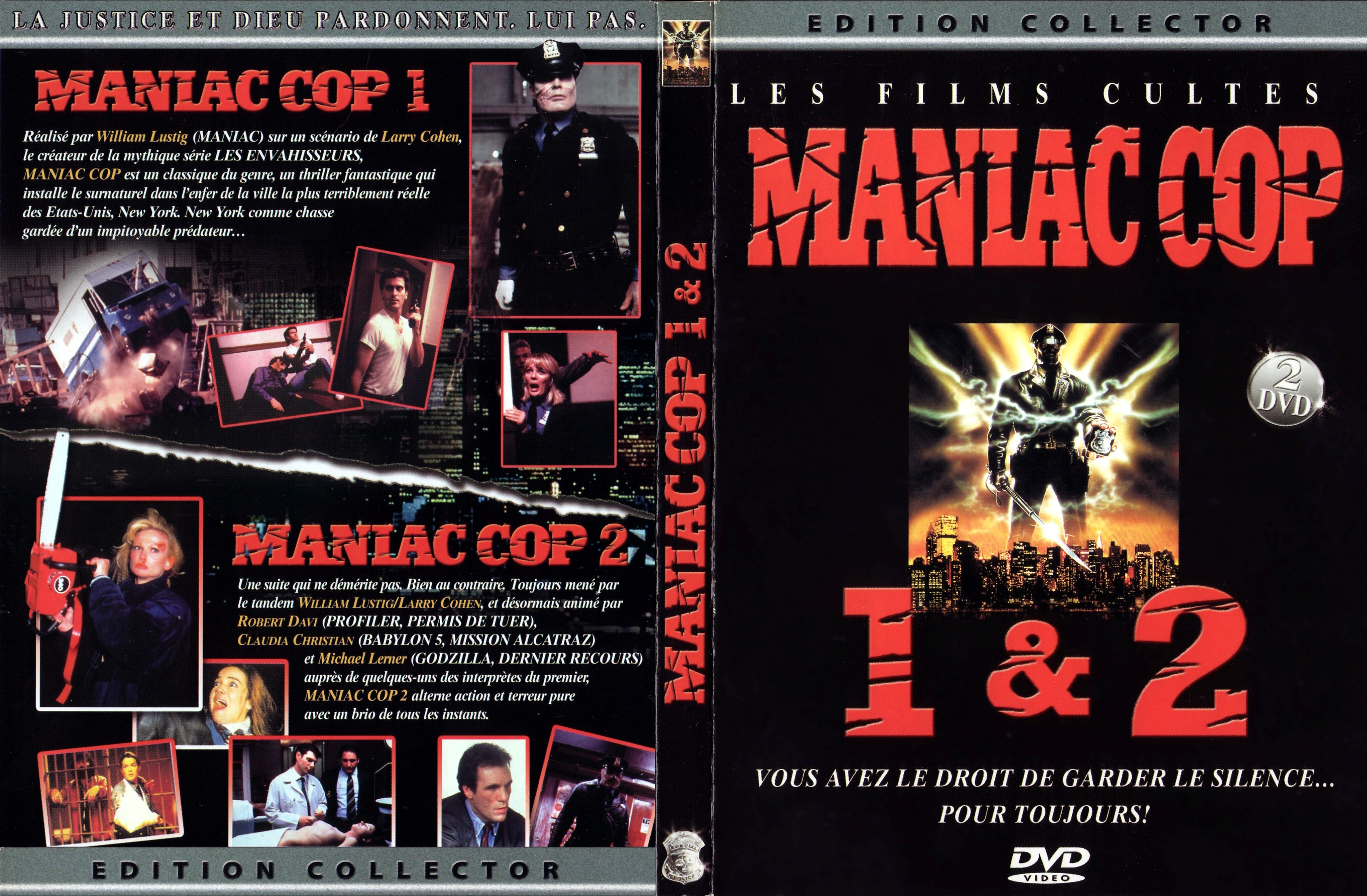 Jaquette DVD Maniac cop 1 et 2 v4