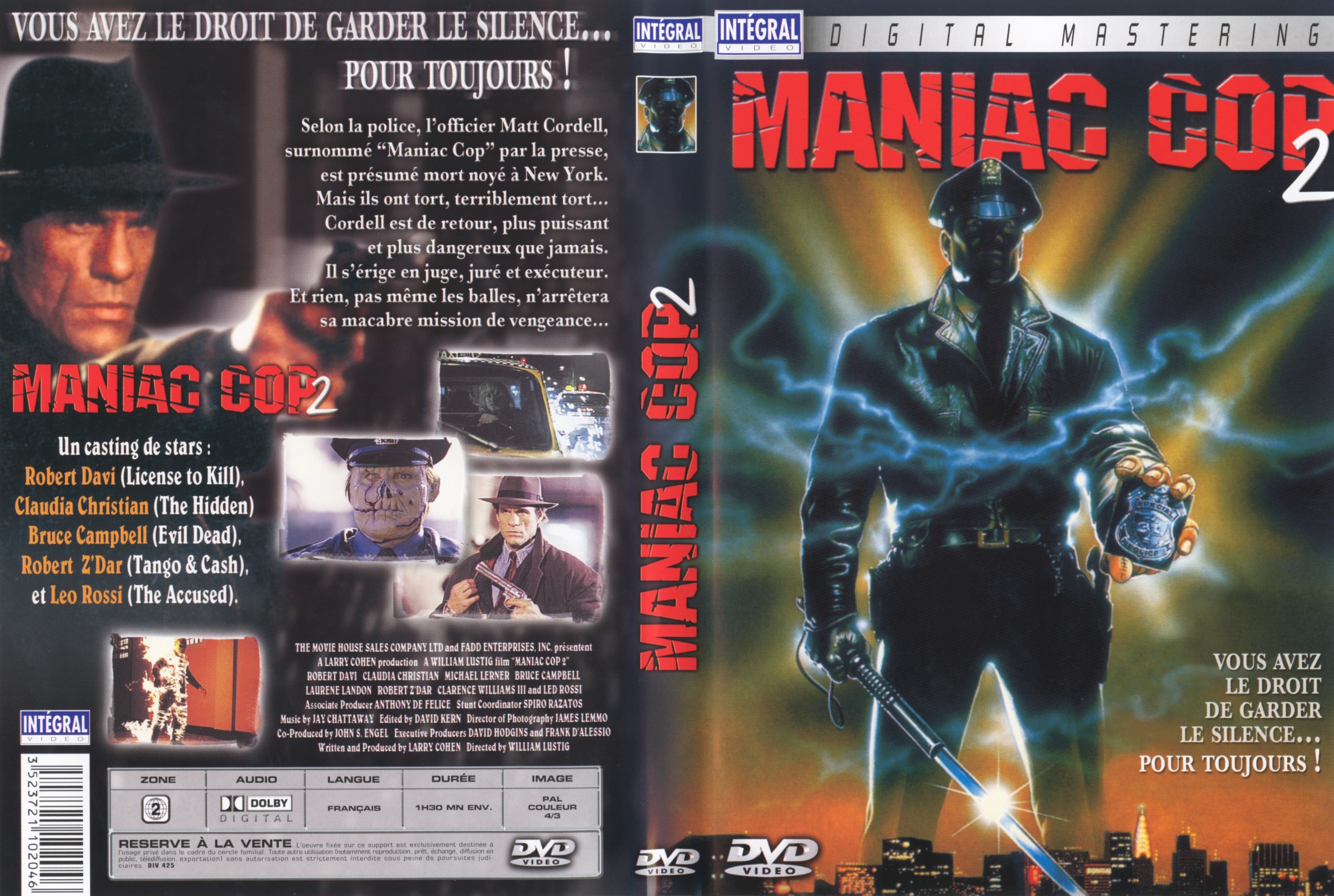 Jaquette DVD Maniac cop 2 v2