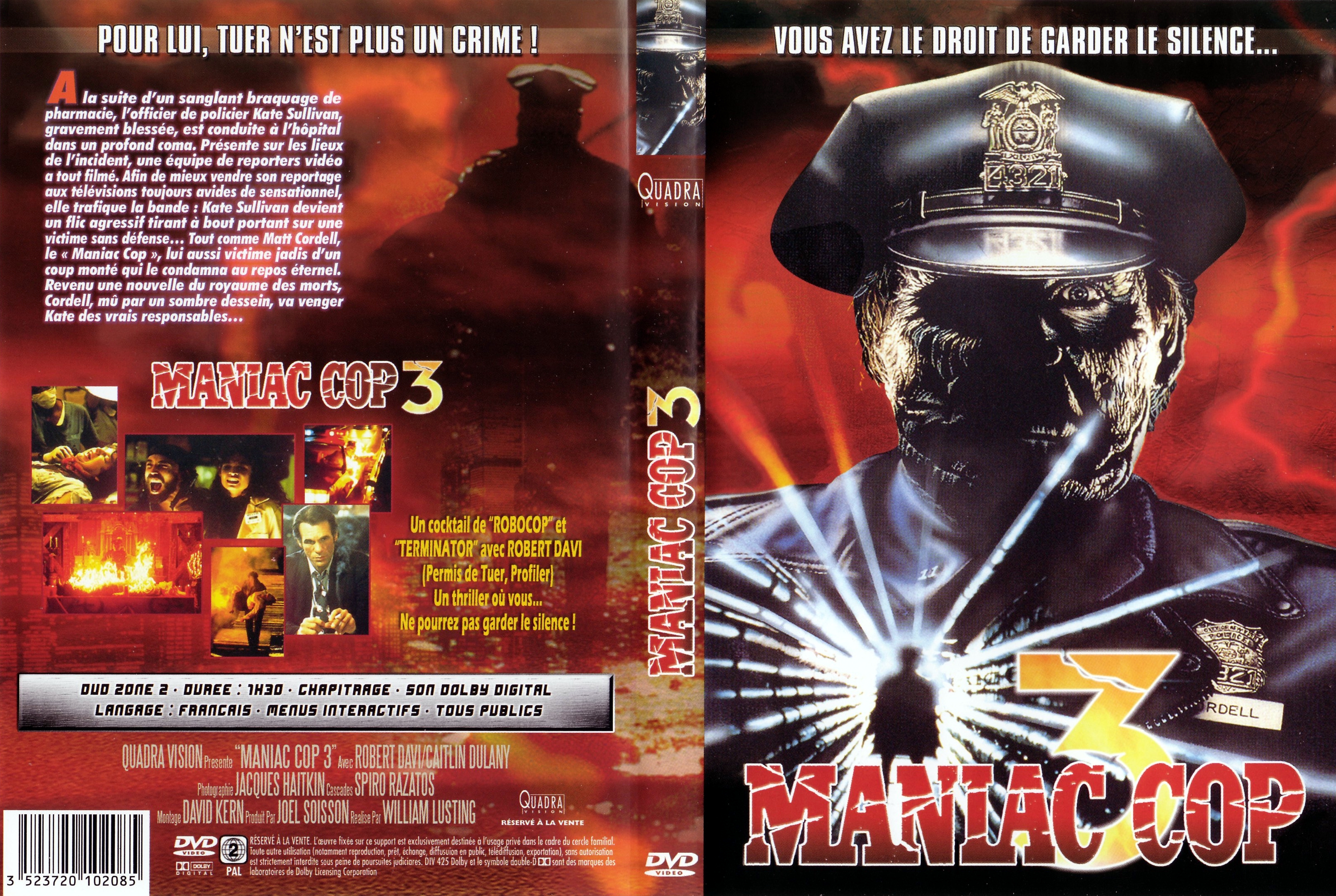 Jaquette DVD Maniac cop 3
