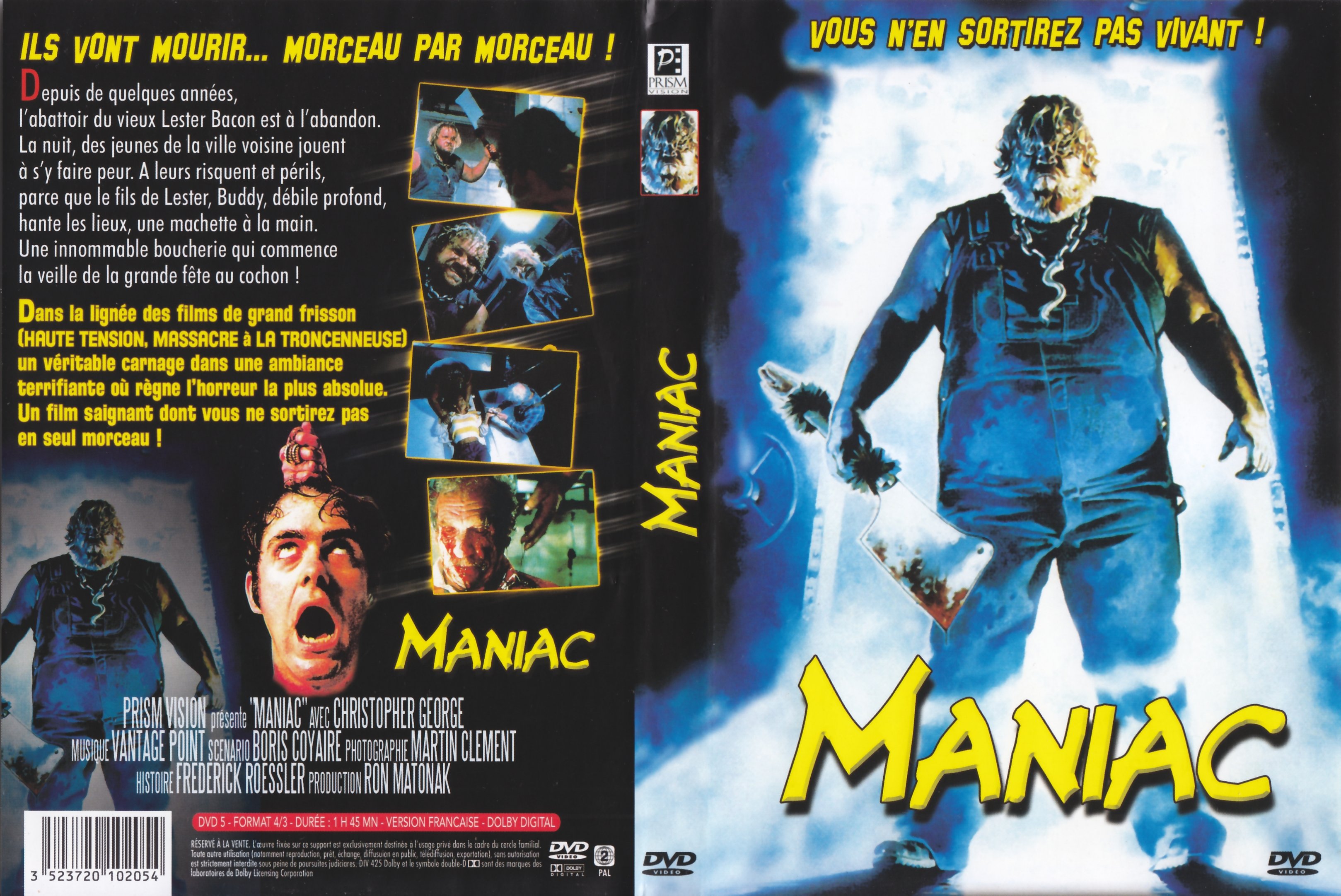 Jaquette DVD Maniacs