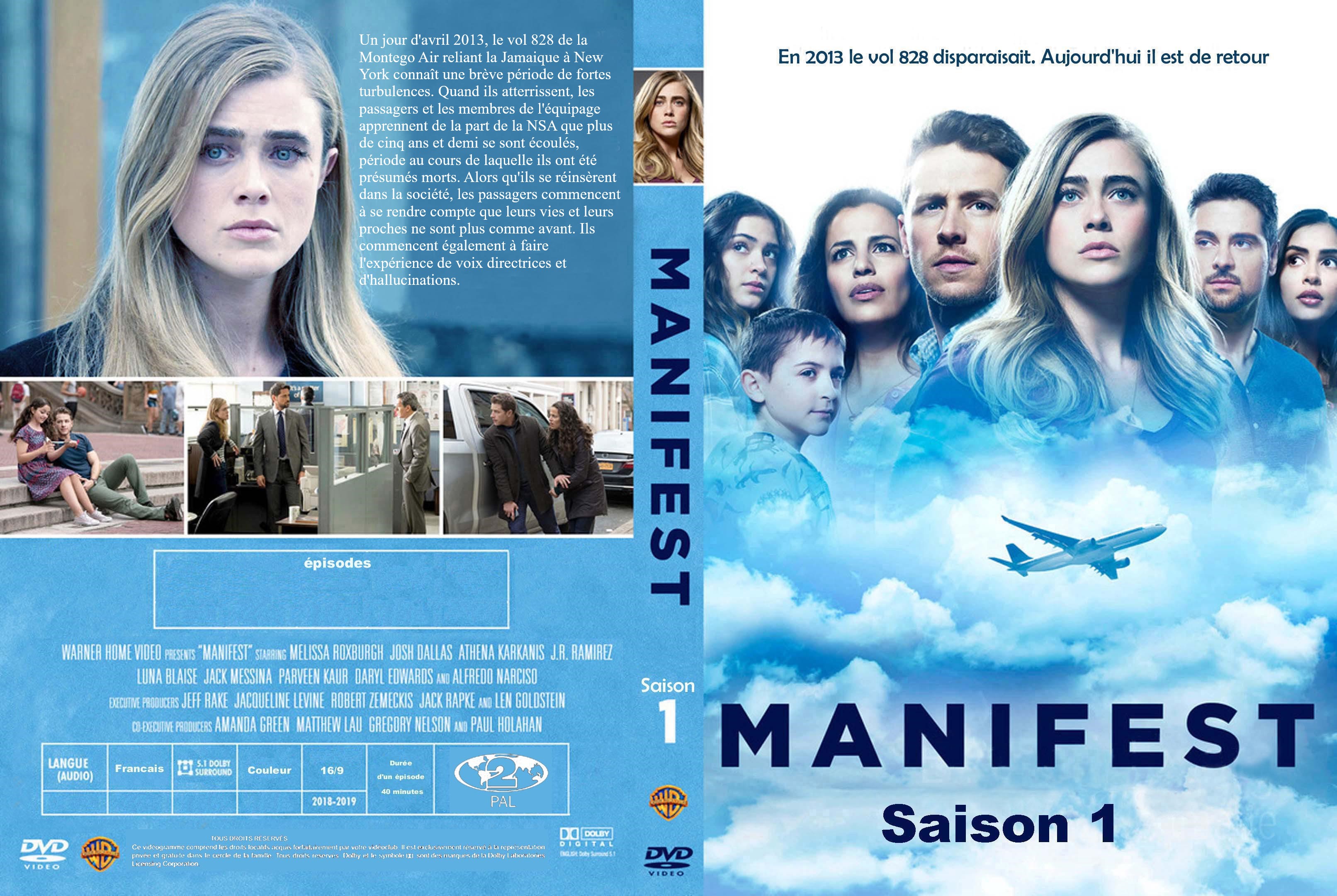 Jaquette DVD Manifest Saison 1 custom