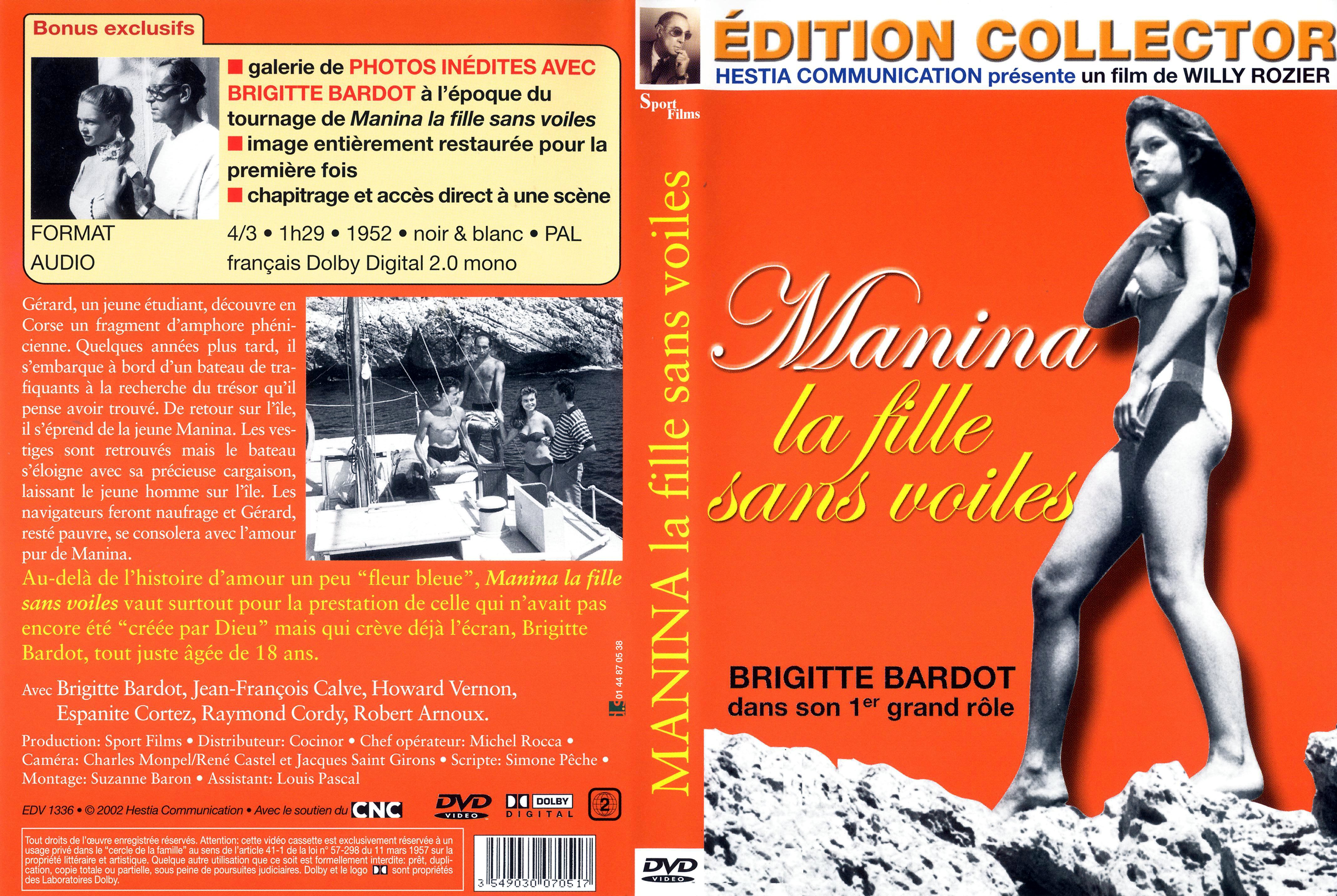 Jaquette DVD Manina la fille sans voiles