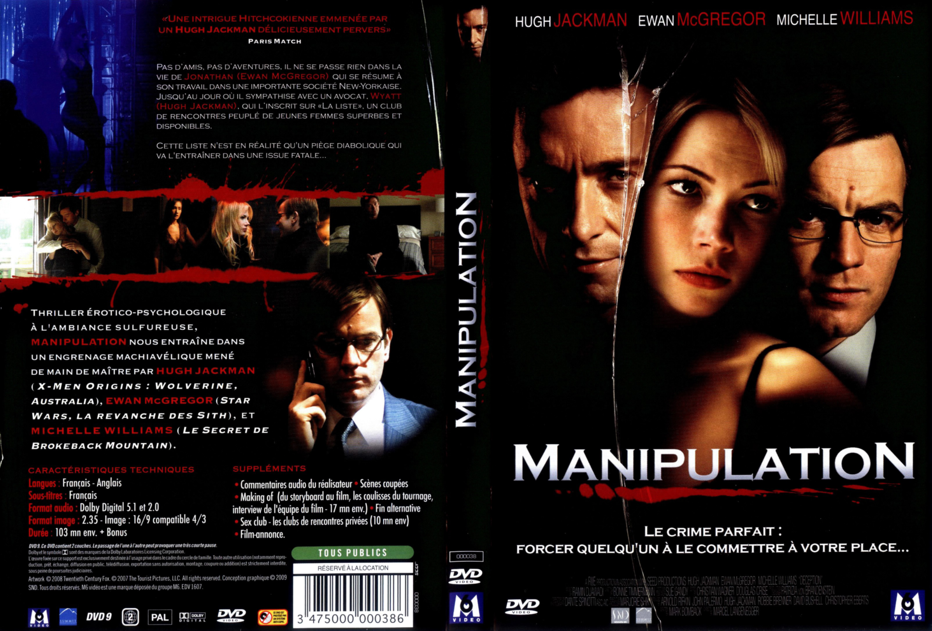 Jaquette DVD Manipulation