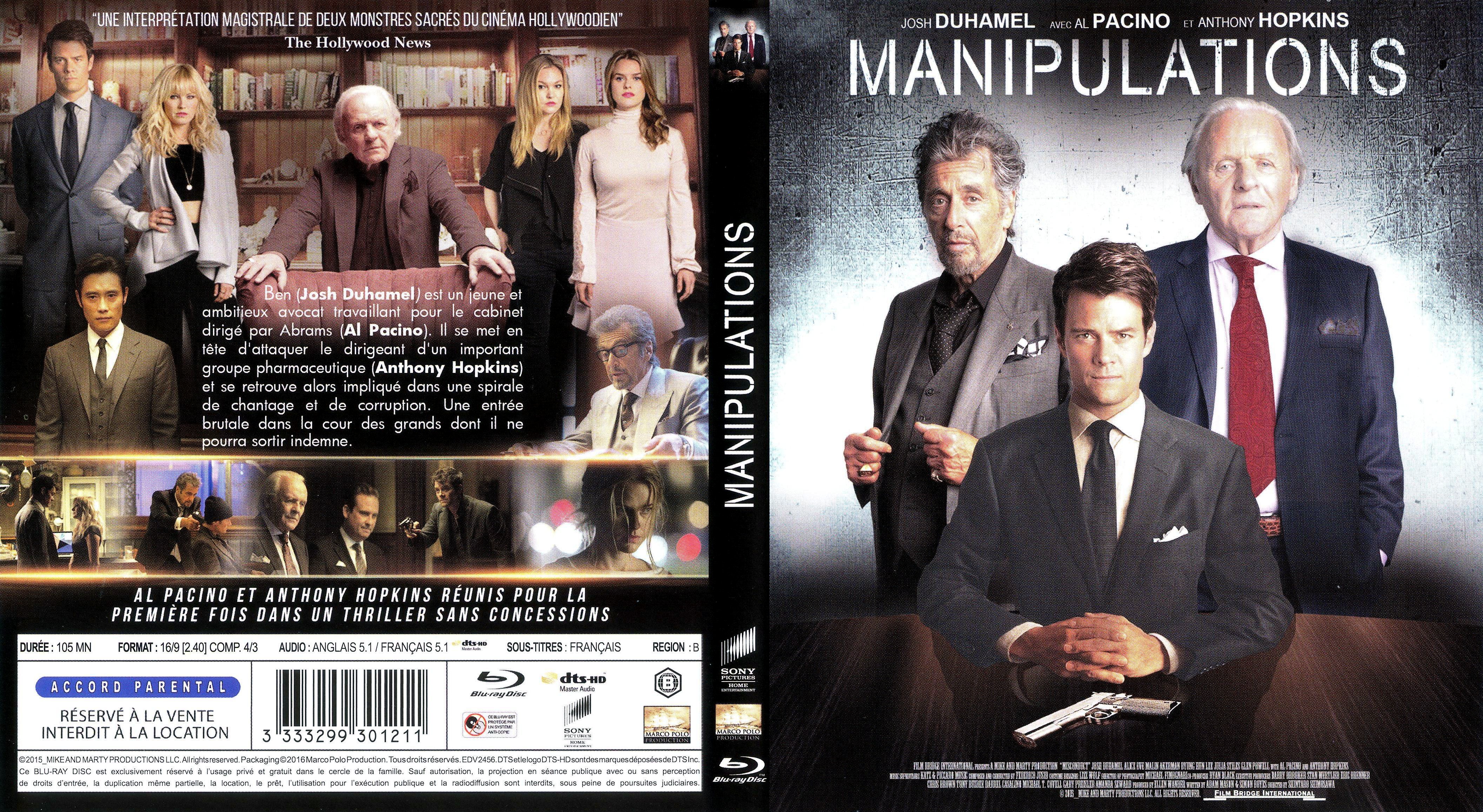 Jaquette DVD Manipulations (2016) (BLU-RAY)
