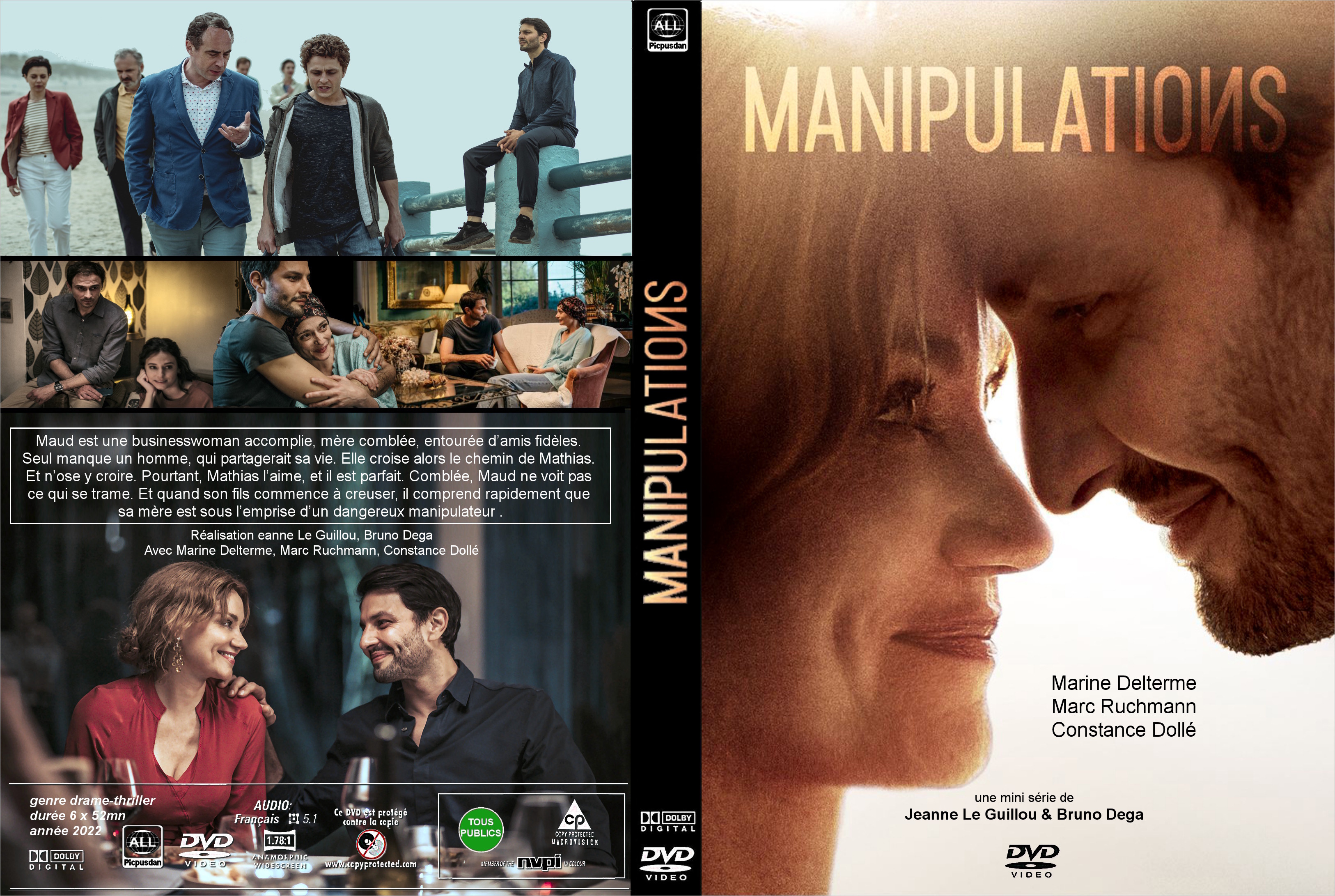 Jaquette DVD Manipulations (S�rie) custom