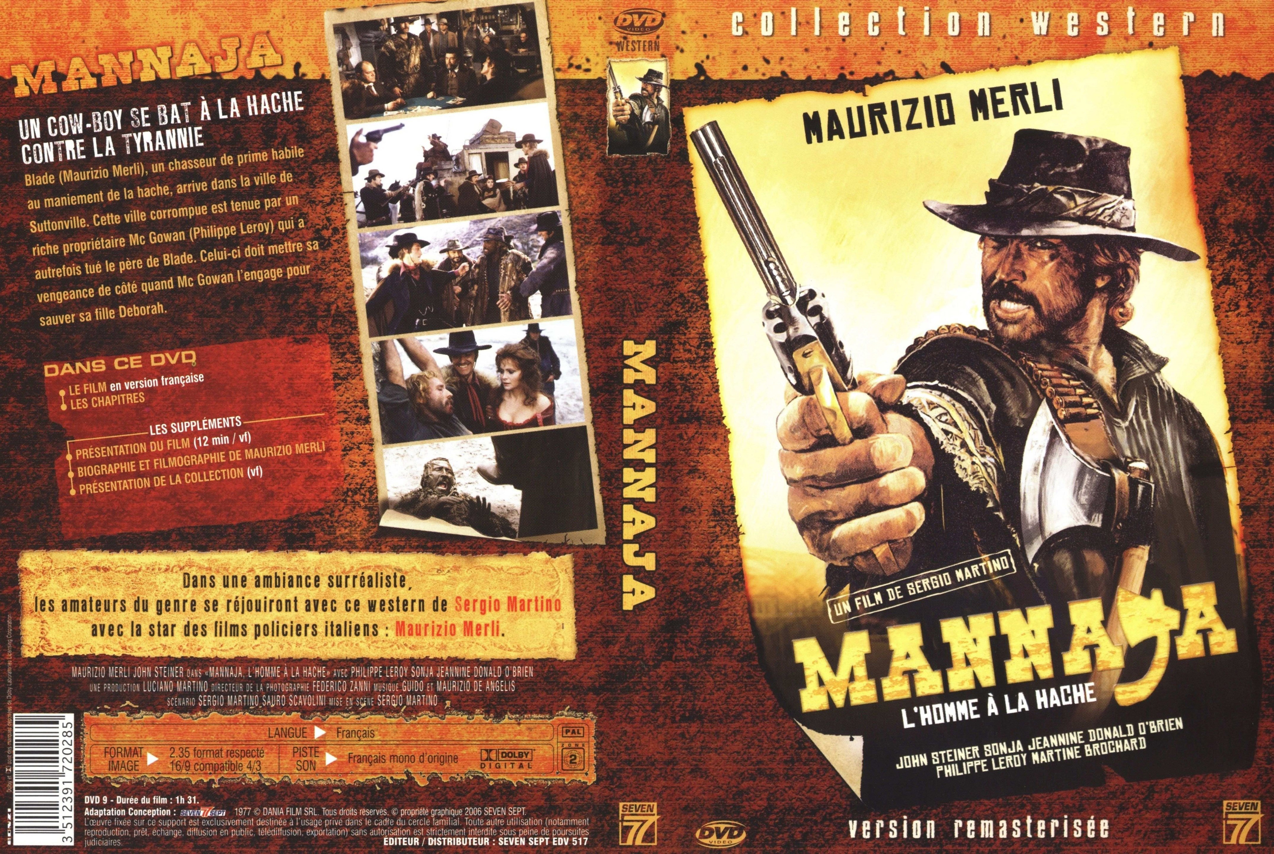 Jaquette DVD Mannaja