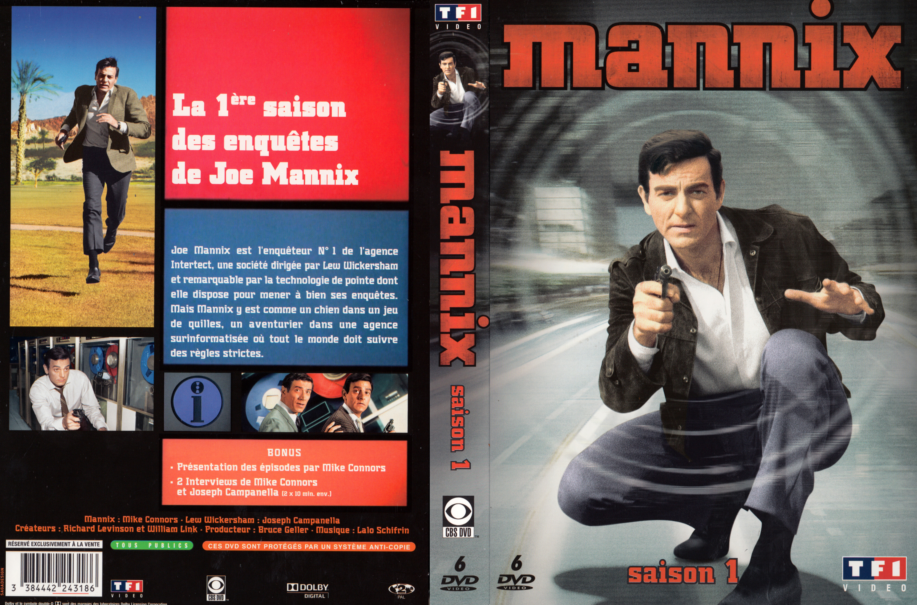 Jaquette DVD Mannix Saison 1 COFFRET