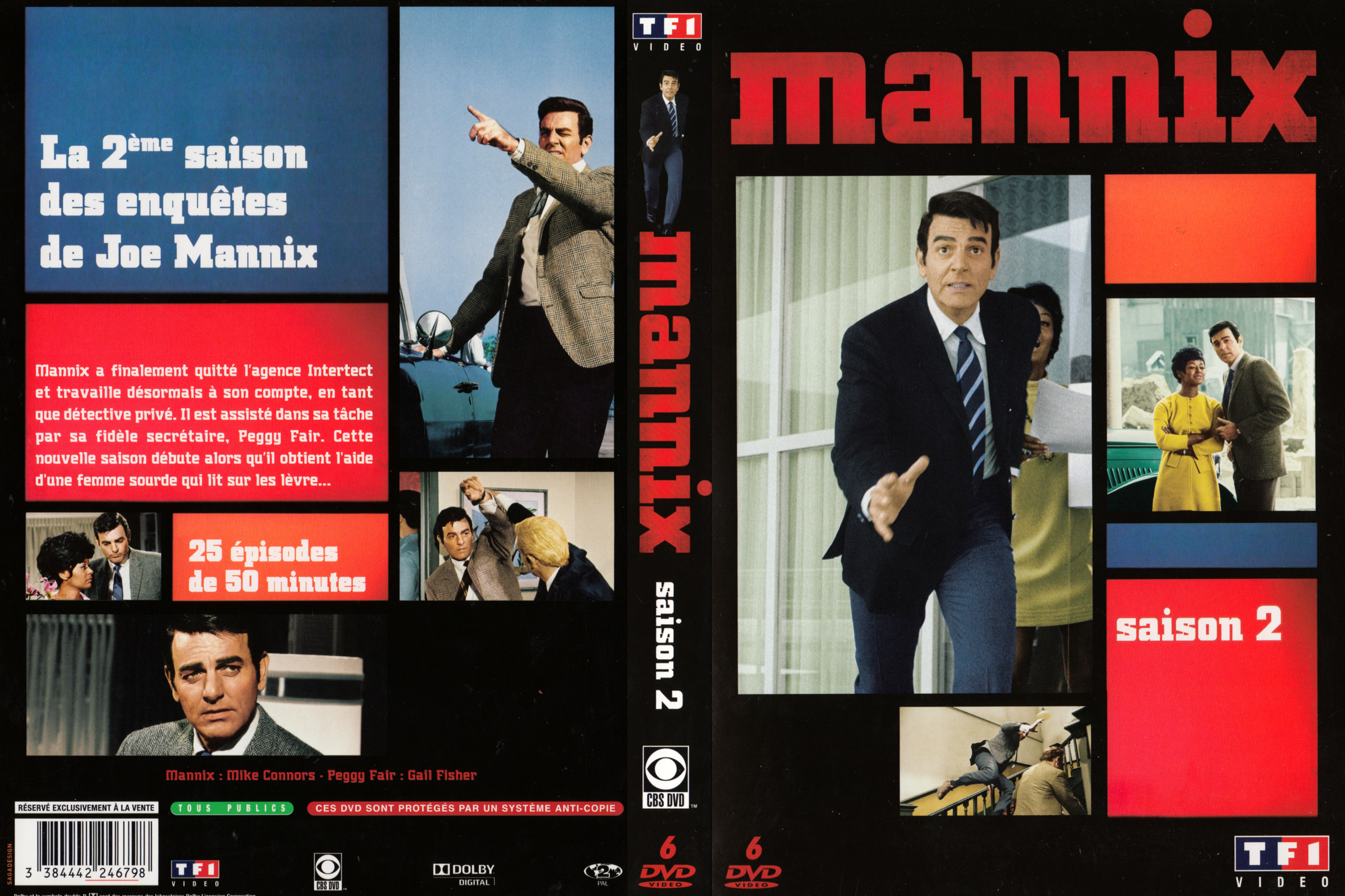 Jaquette DVD Mannix Saison 2 COFFRET