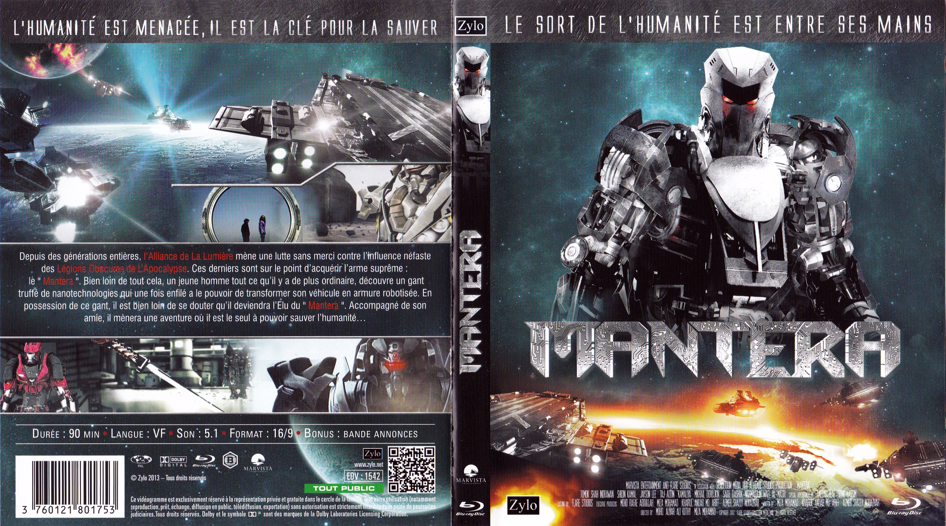 Jaquette DVD Mantera (BLU-RAY)