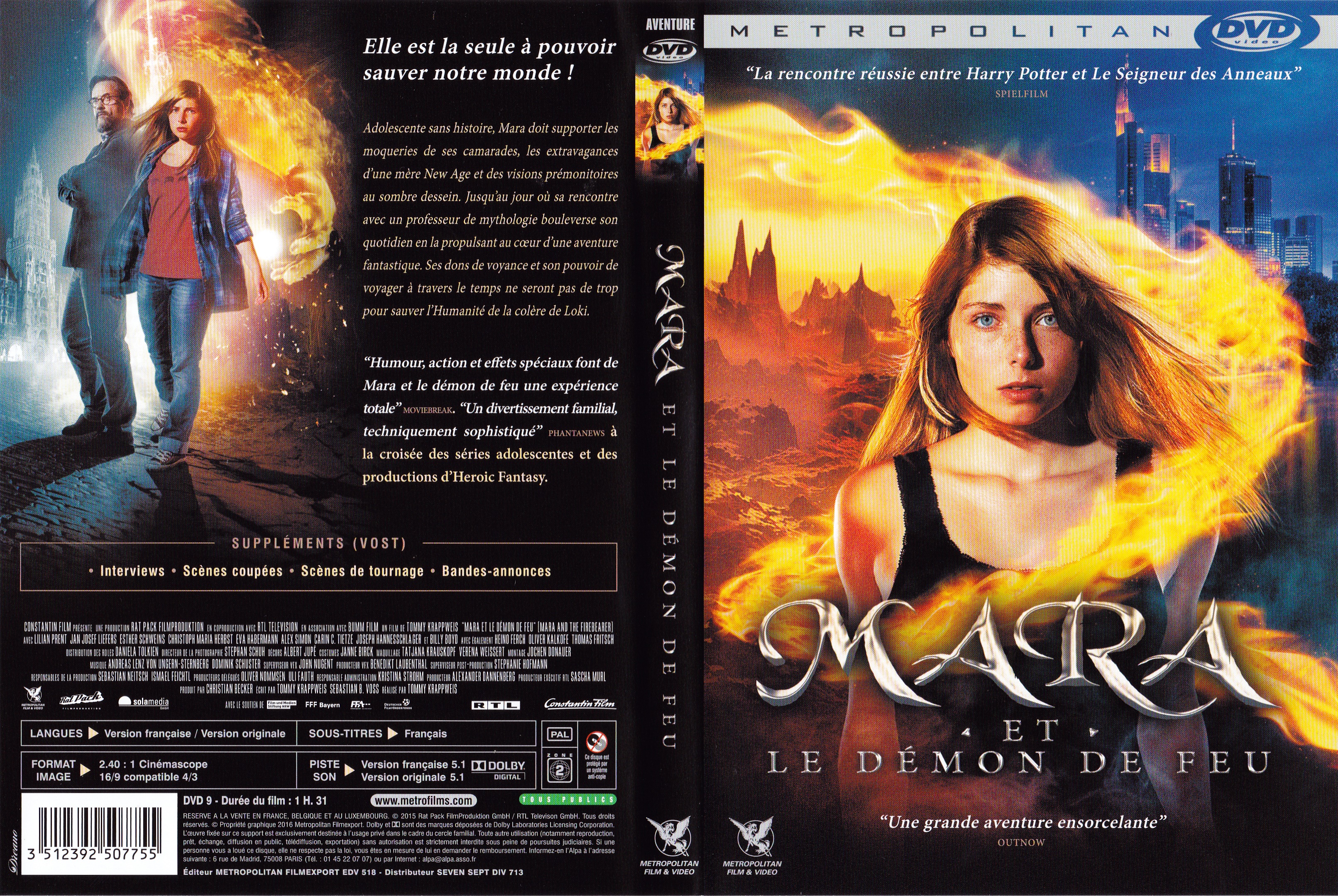 Jaquette DVD Mara et le demon de feu