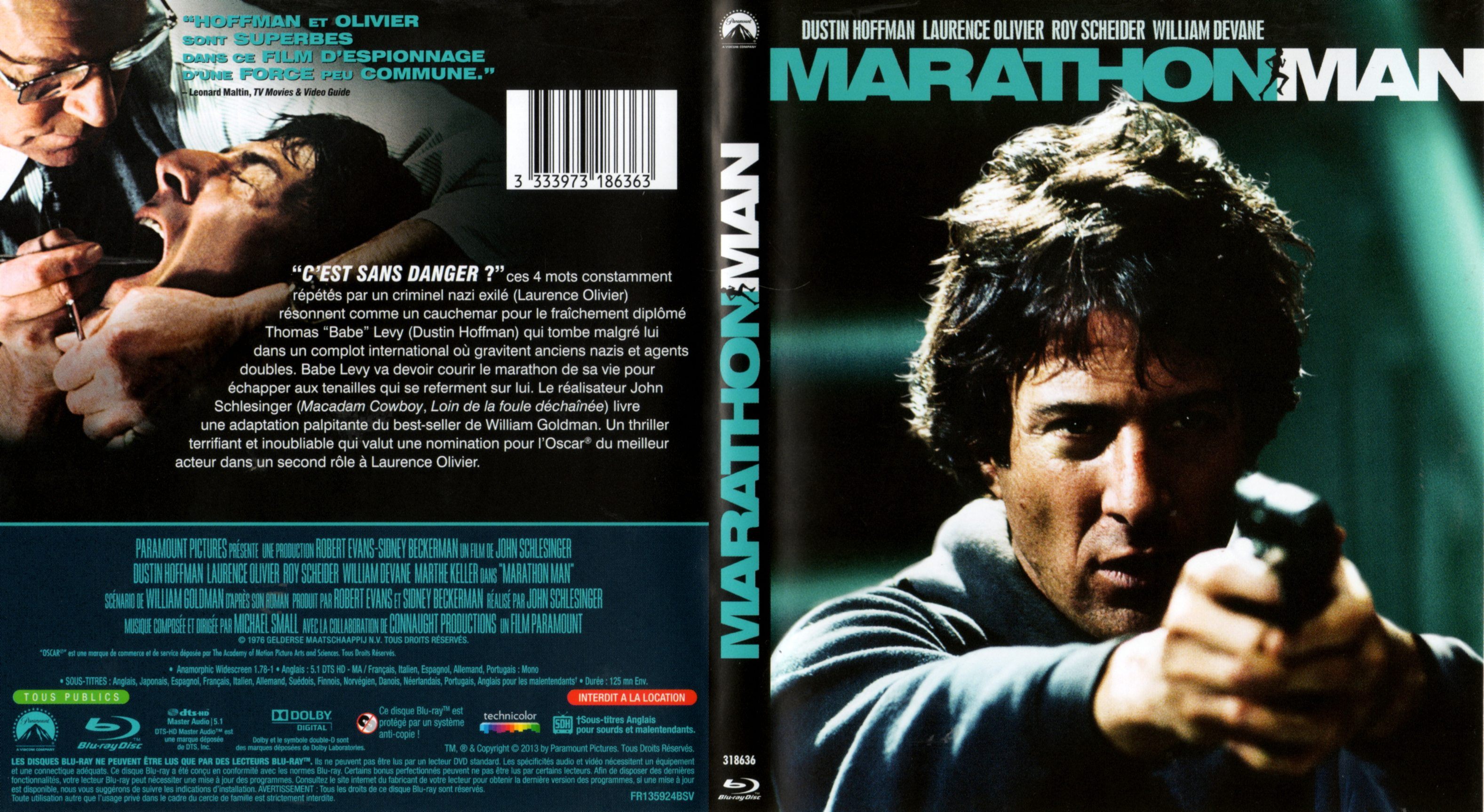 Jaquette DVD Marathon Man (BLU-RAY)