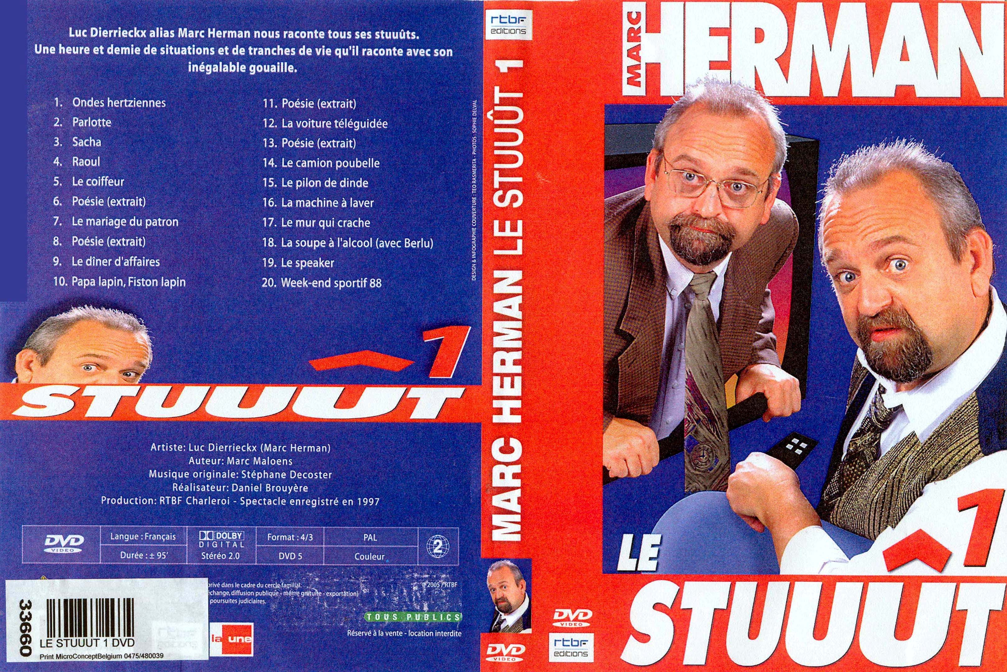 Jaquette DVD Marc Herman Le stuuut 1