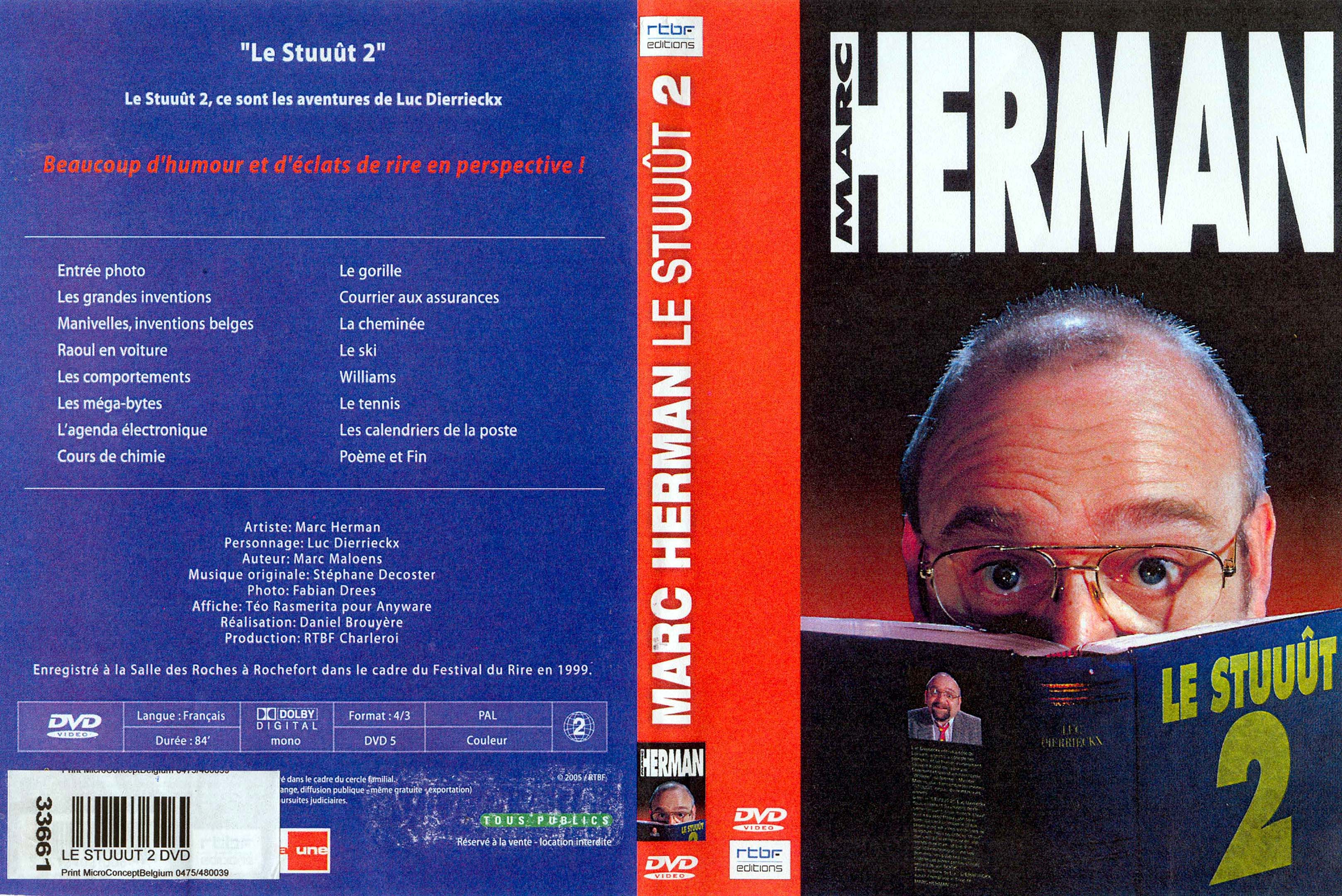 Jaquette DVD Marc Herman Le stuuut 2