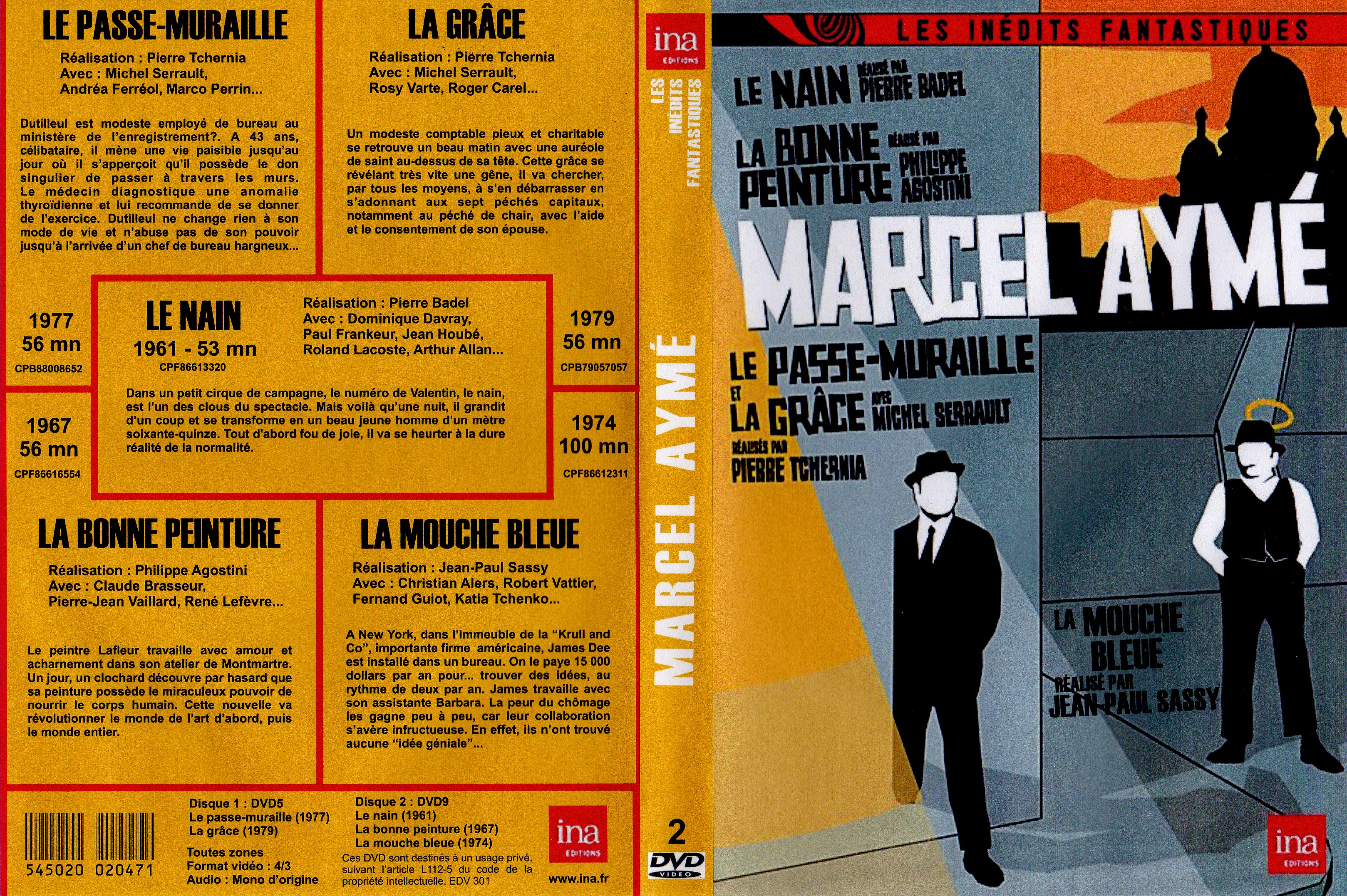 Jaquette DVD Marcel Ayme 5 tlfilms custom