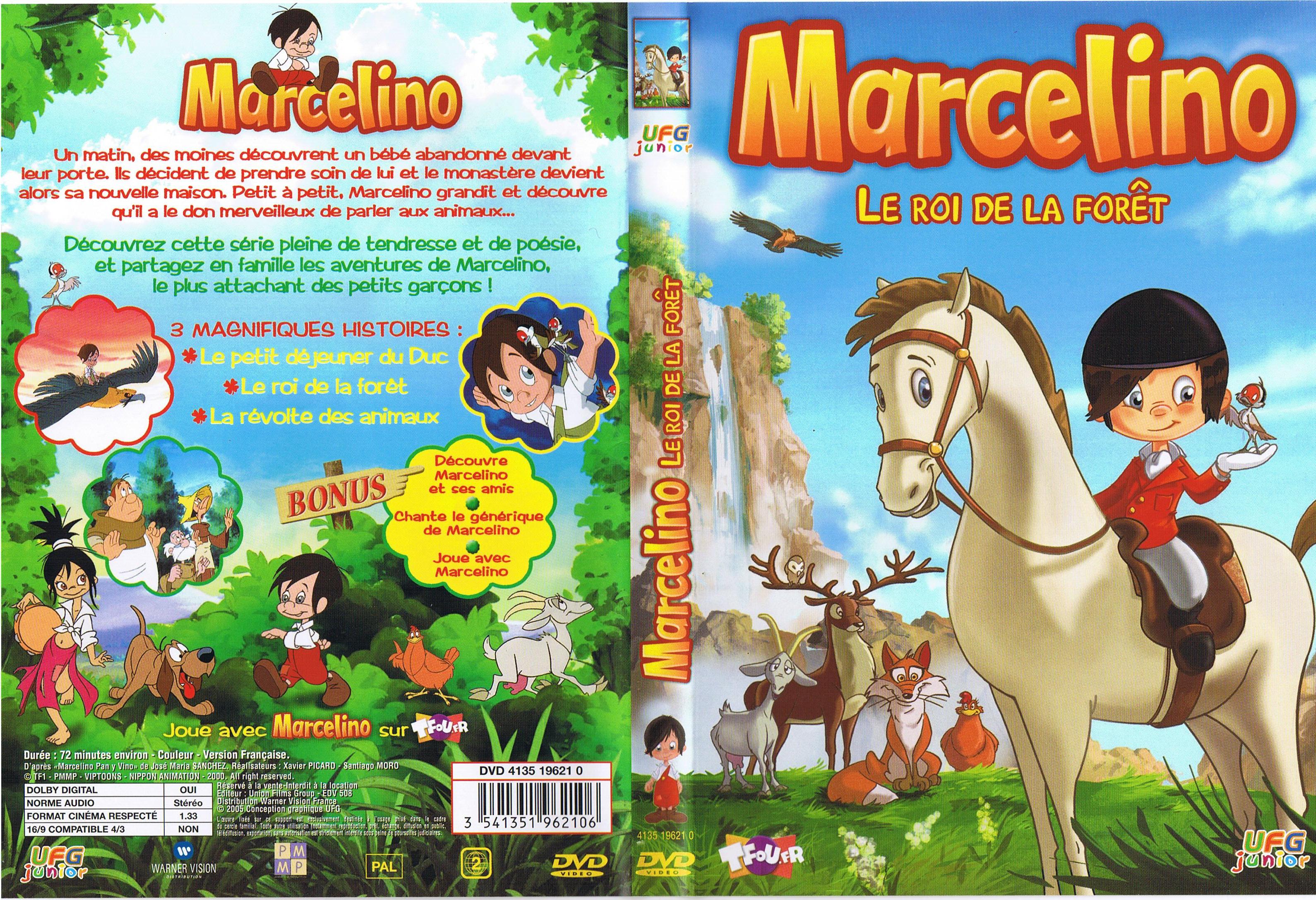 Jaquette DVD Marcelino - Le roi de la foret