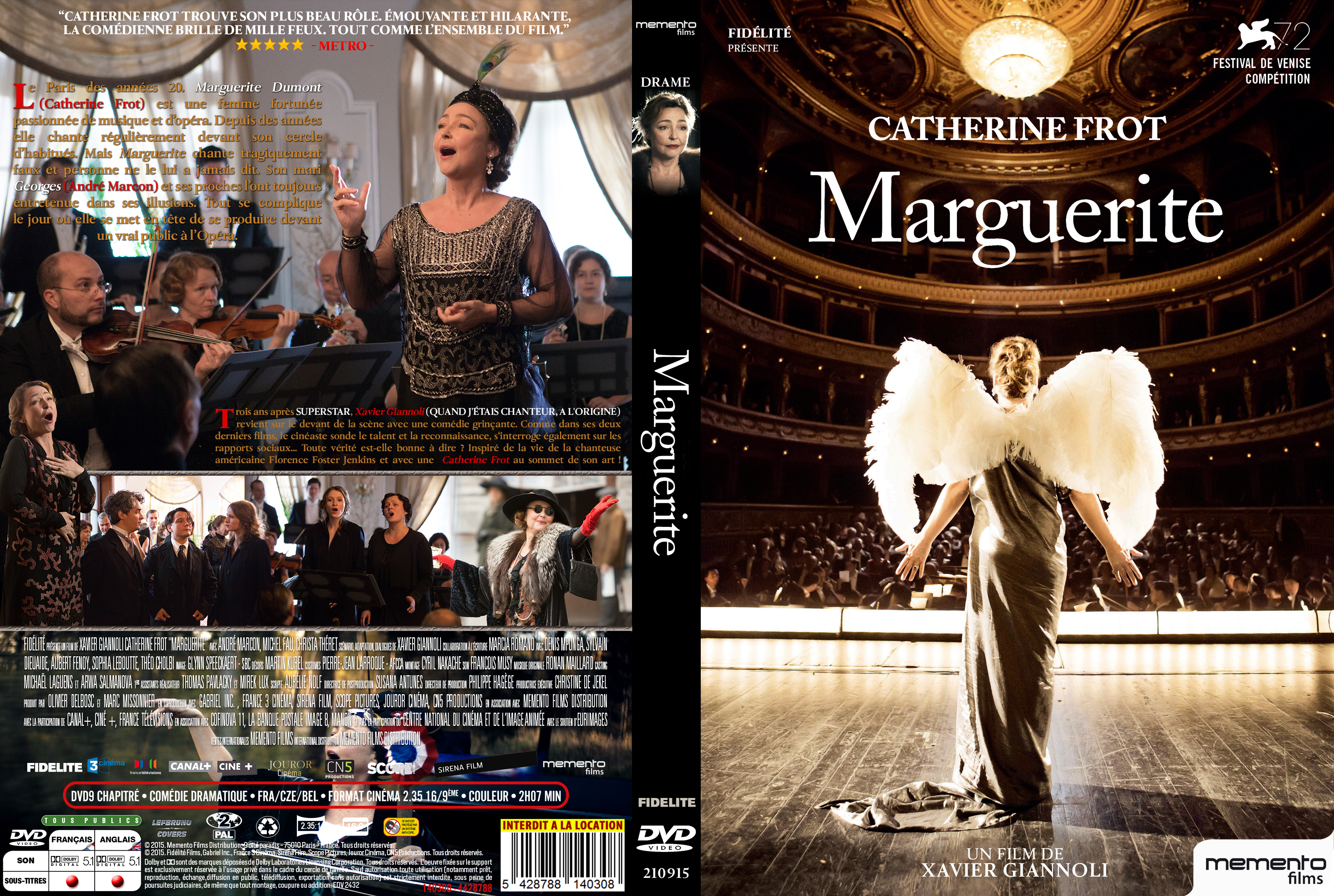 Jaquette DVD Marguerite custom