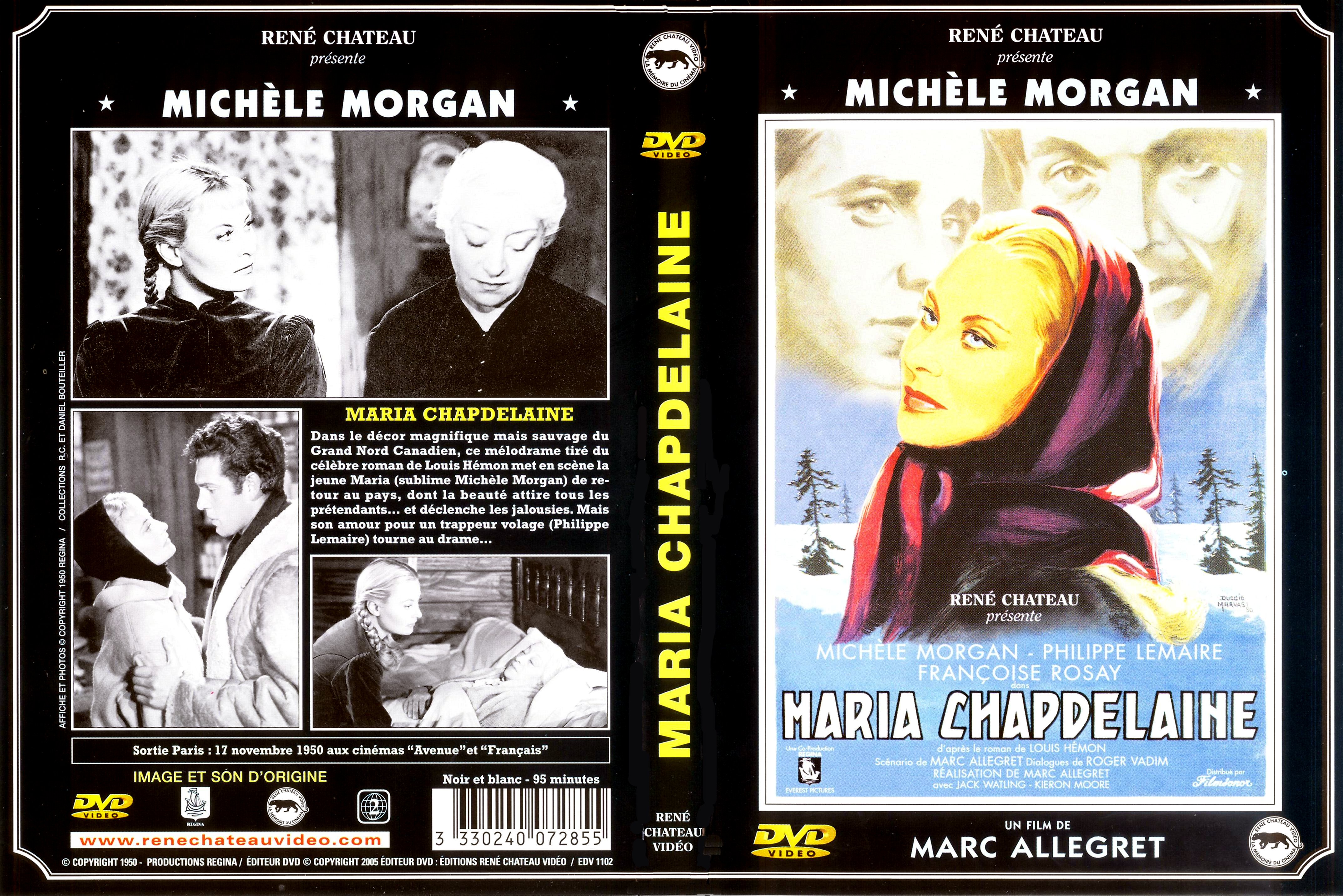 Jaquette DVD Maria Chapdelaine v2